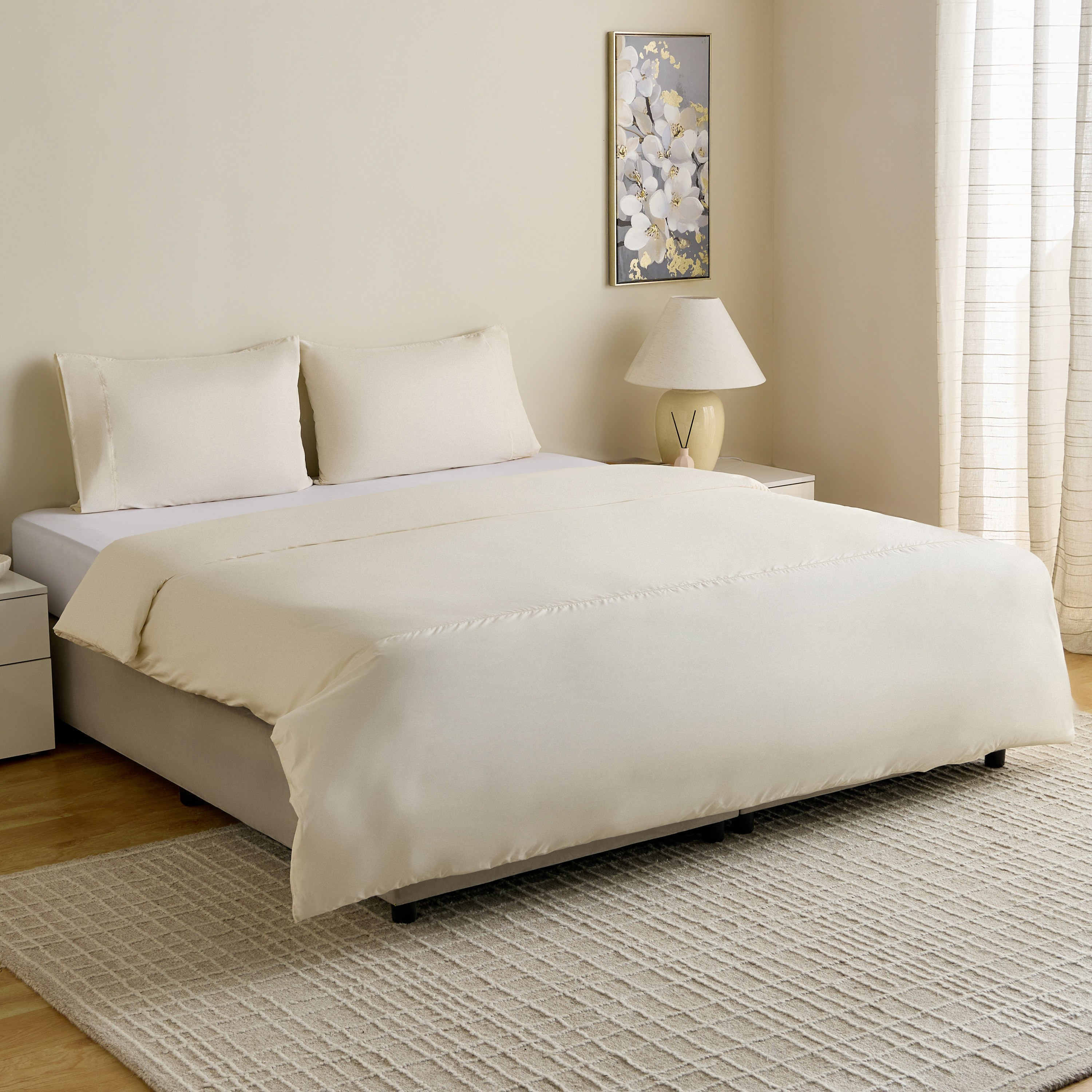 Purely Percale 300 Thread Count 3-Piece Queen King Duvet Quilt Cover Set - 220x220 cm-hbxhomeware-hbxbedroom-image-7