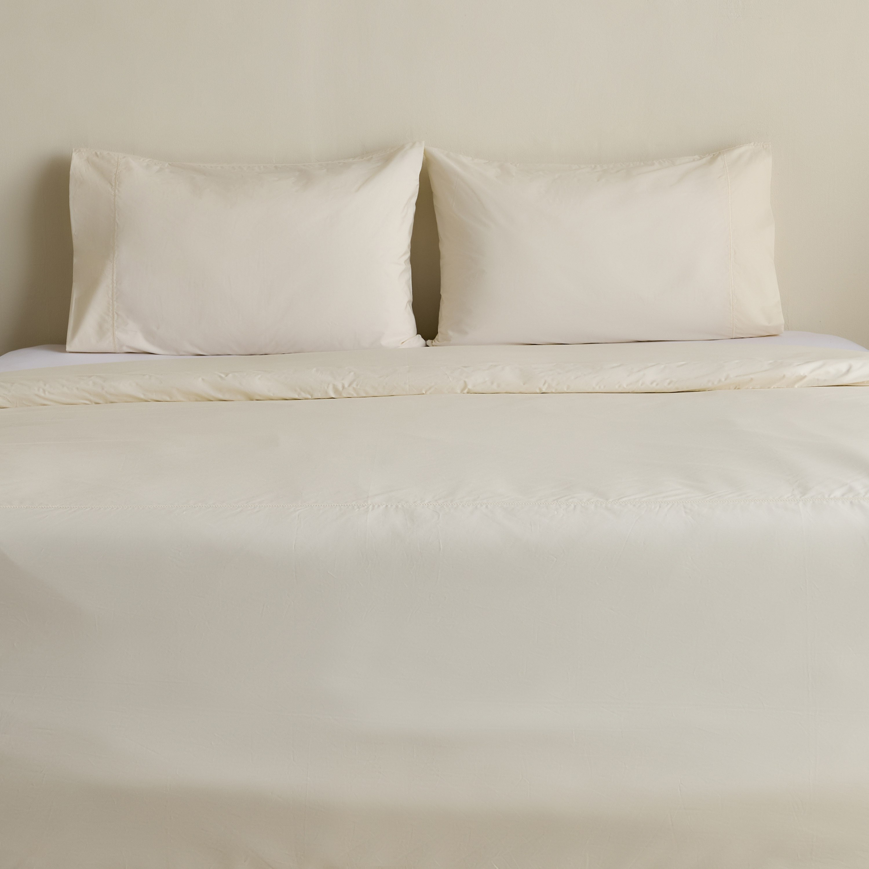 طقم غطاء لحاف سوبر كينج 3 قطع بيركال بعدد خيوط 300 من بورلي - 220x240 سم-hbxhomeware-hbxbedroom-image-2