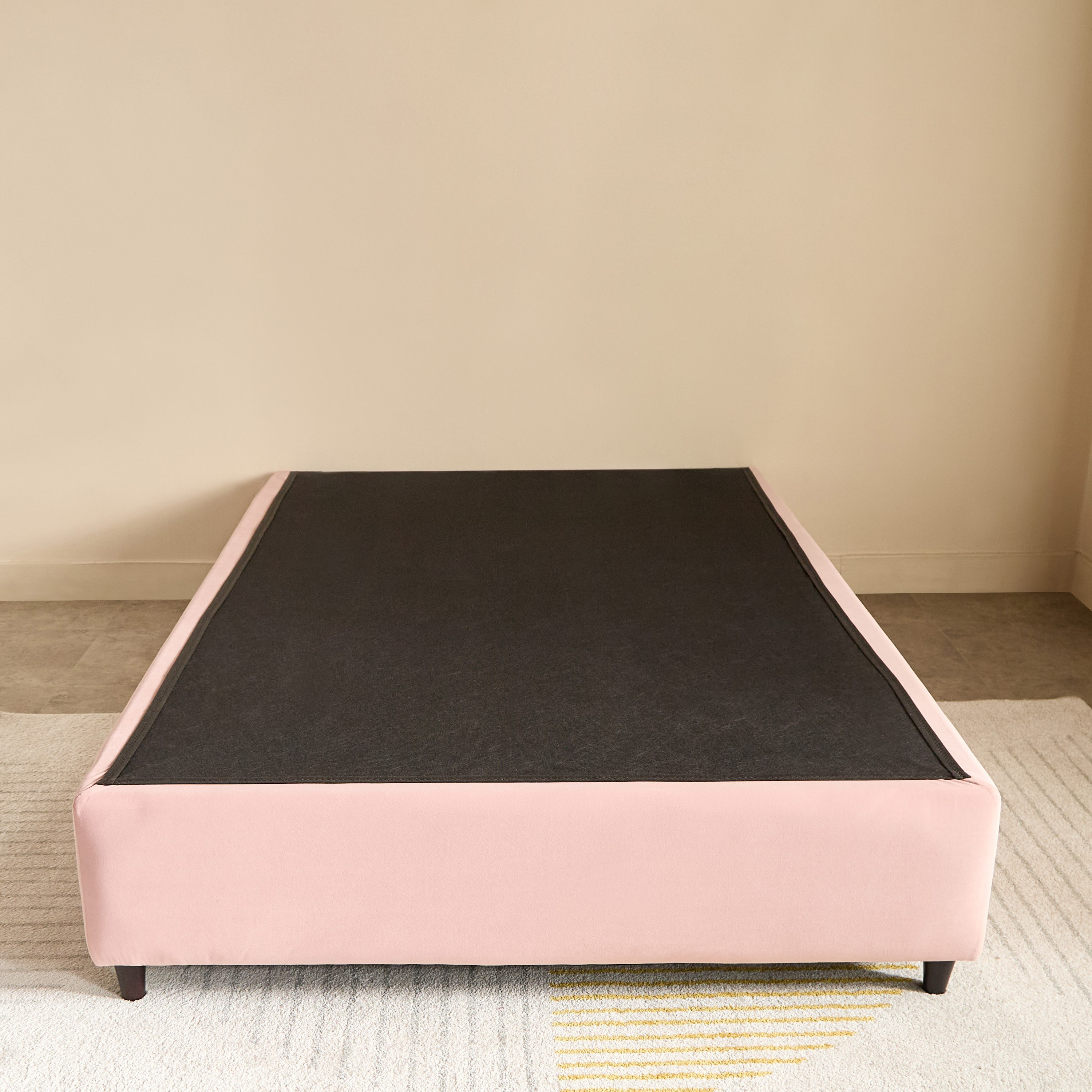 Ivory Upholstered Single Bed Base - 90x200 cm-PROMO_HB_UAE_HBX10_250526-image-2