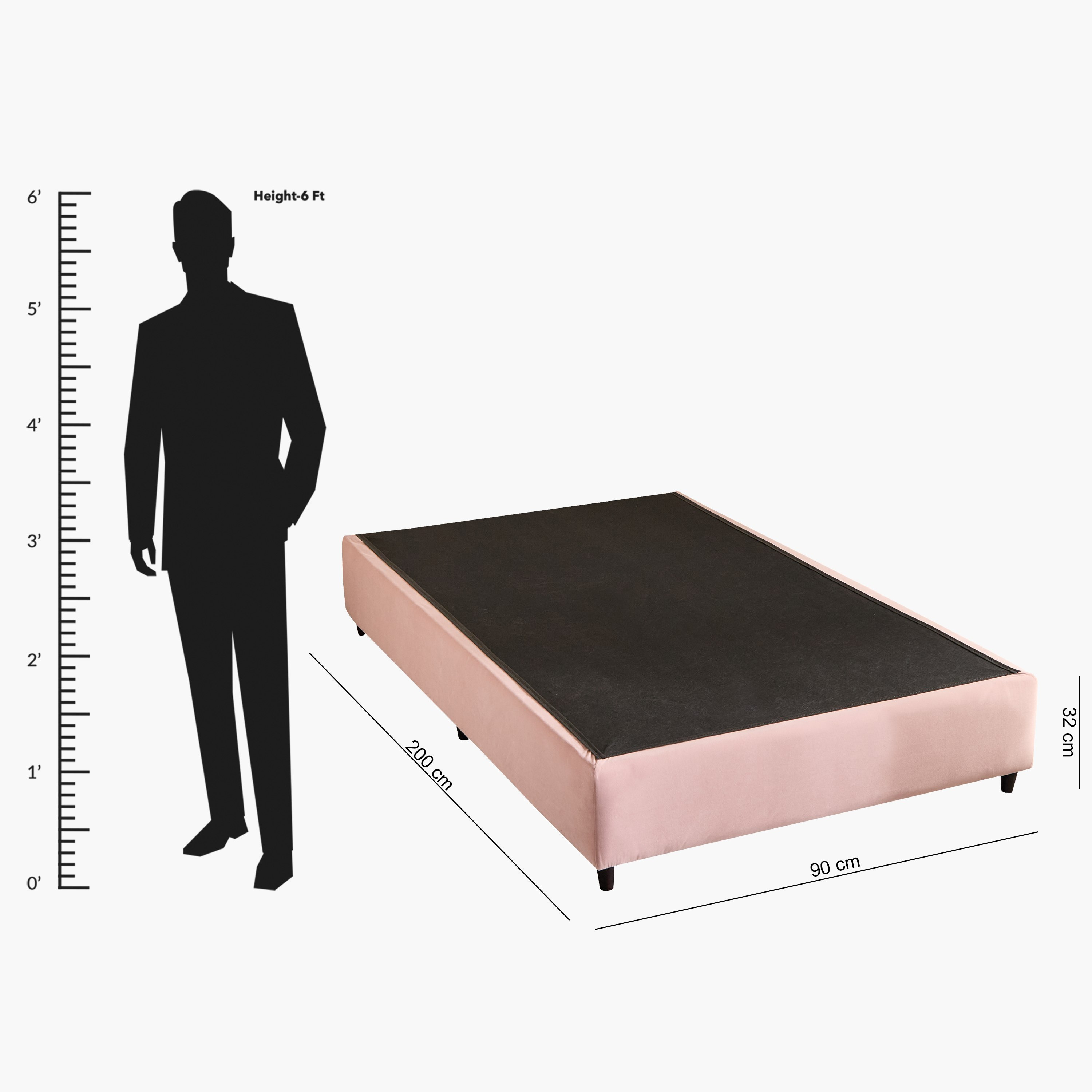 Ivory Upholstered Single Bed Base - 90x200 cm-PROMO_HB_UAE_HBX10_250526-image-8