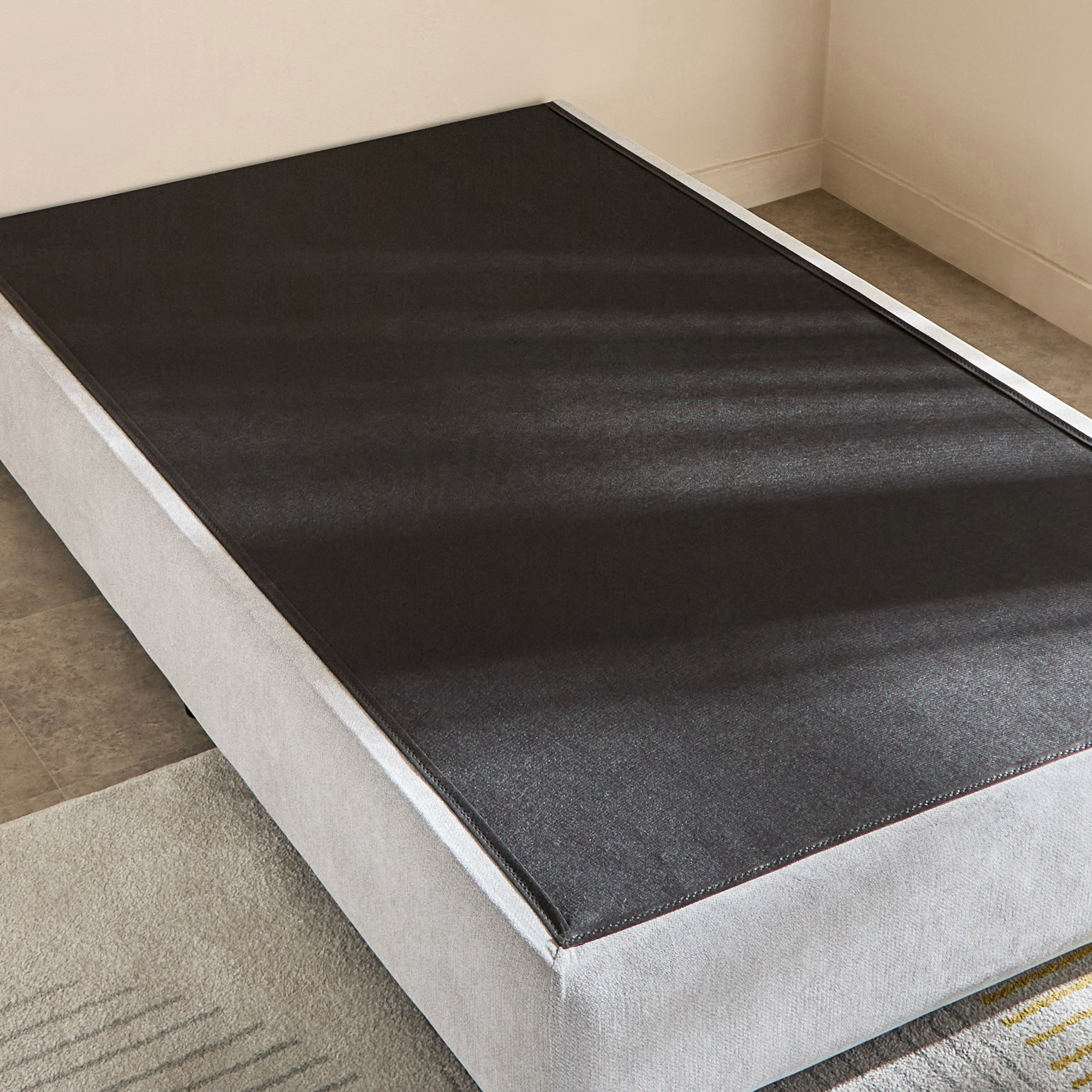 Ivory Upholstered Single Bed Base - 90x200 cm-PROMO_HB_UAE_HBX10_250526-image-5