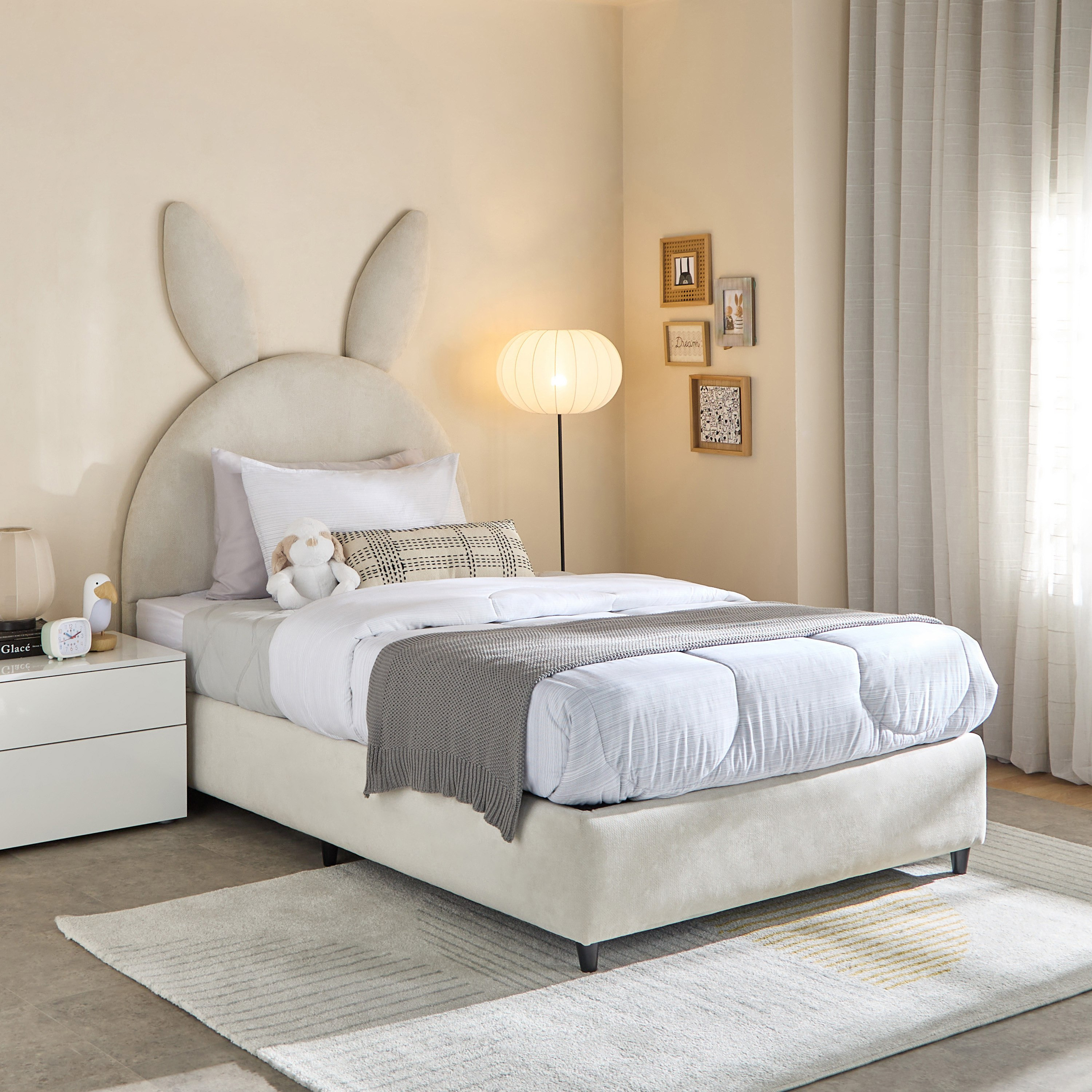 Ivory Upholstered Twin Bed Base - 120x200 cm-PROMO_HB_UAE_HBX10_250526-image-6