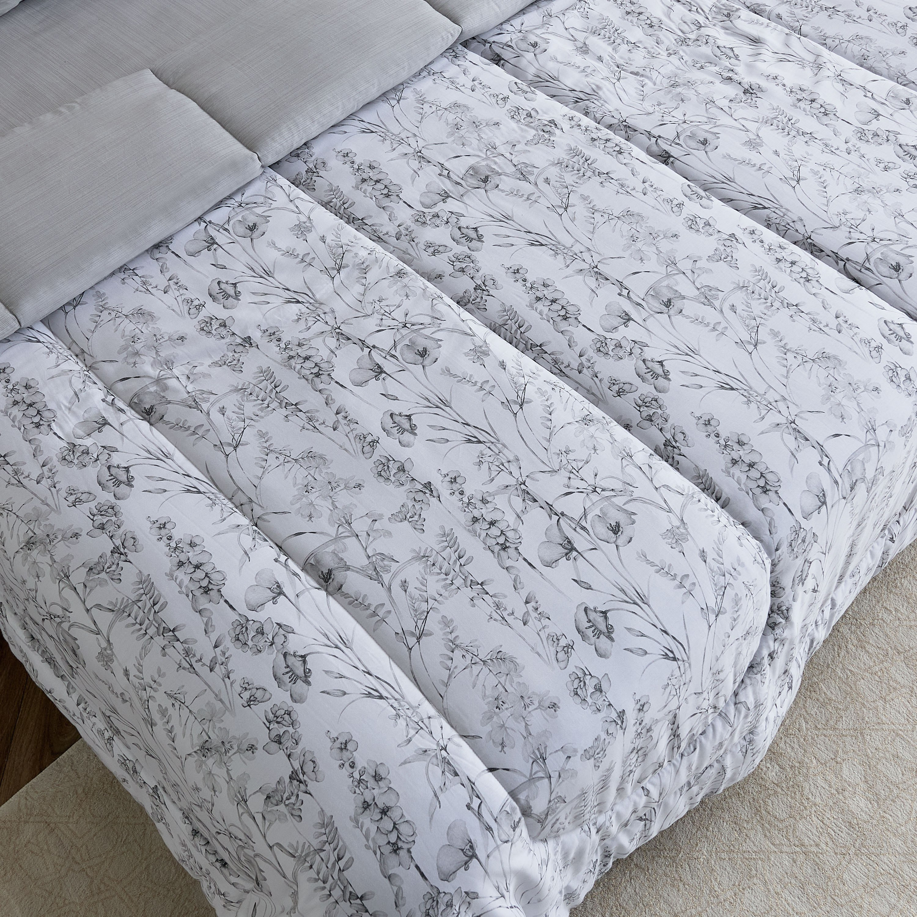 طقم لحاف كينج قطن 5 قطع بطبعات ليلورا من هيوستن - 220x240 سم-hbxhomeware-hbxdecorandfurnishings-image-4