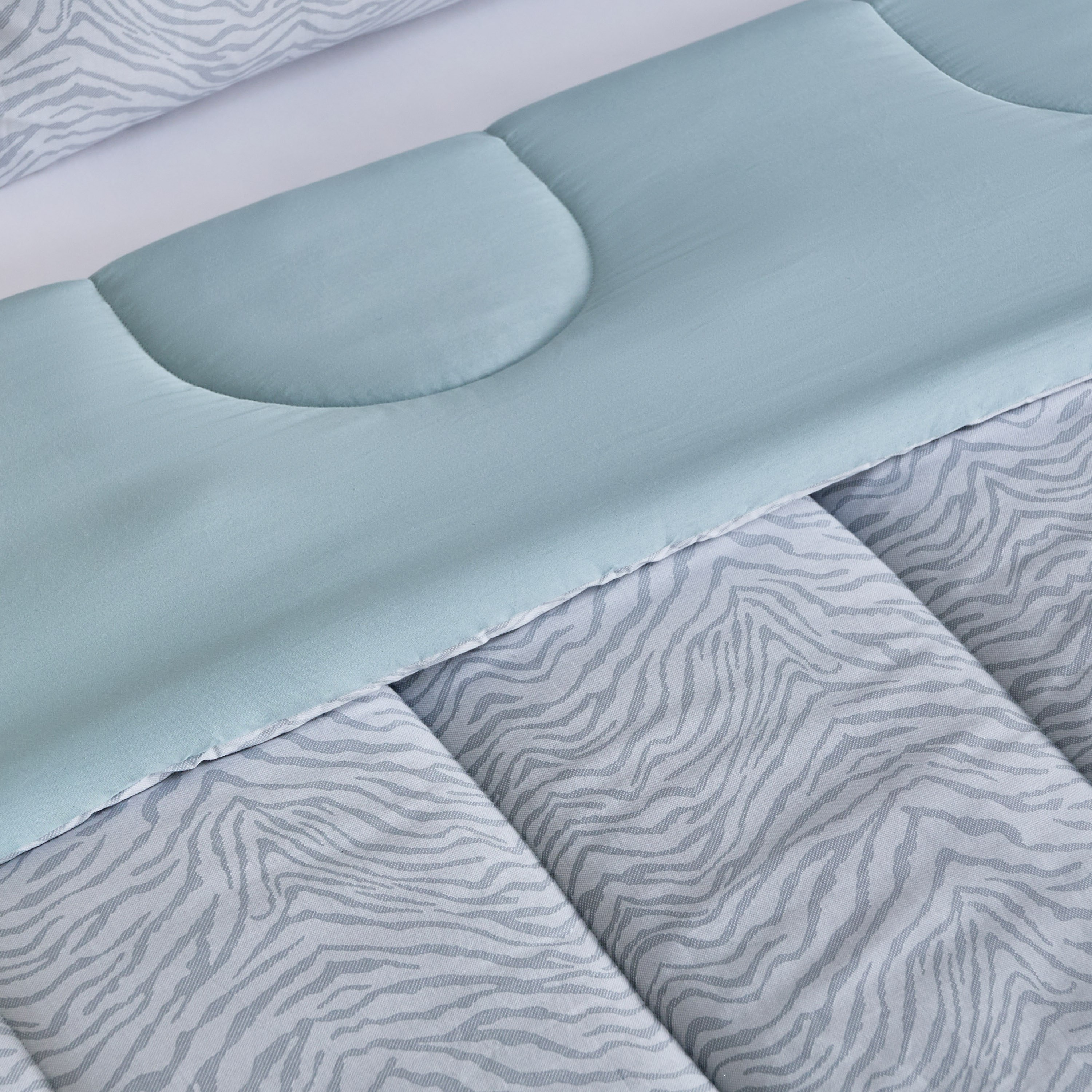 Houston Zenvy 3-Piece Printed Cotton Twin Comforter Set - 160x220 cm-hbxhomeware-hbxdecorandfurnishings-image-3