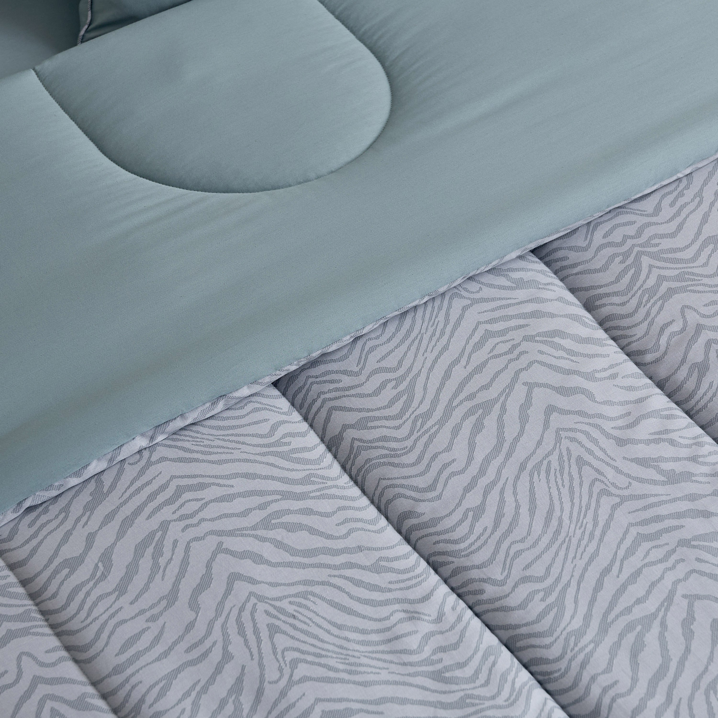 Houston Zenvy 5-Piece BIAB Printed Cotton Twin Comforter Set - 160x220 cm-hbxhomeware-hbxdecorandfurnishings-image-3