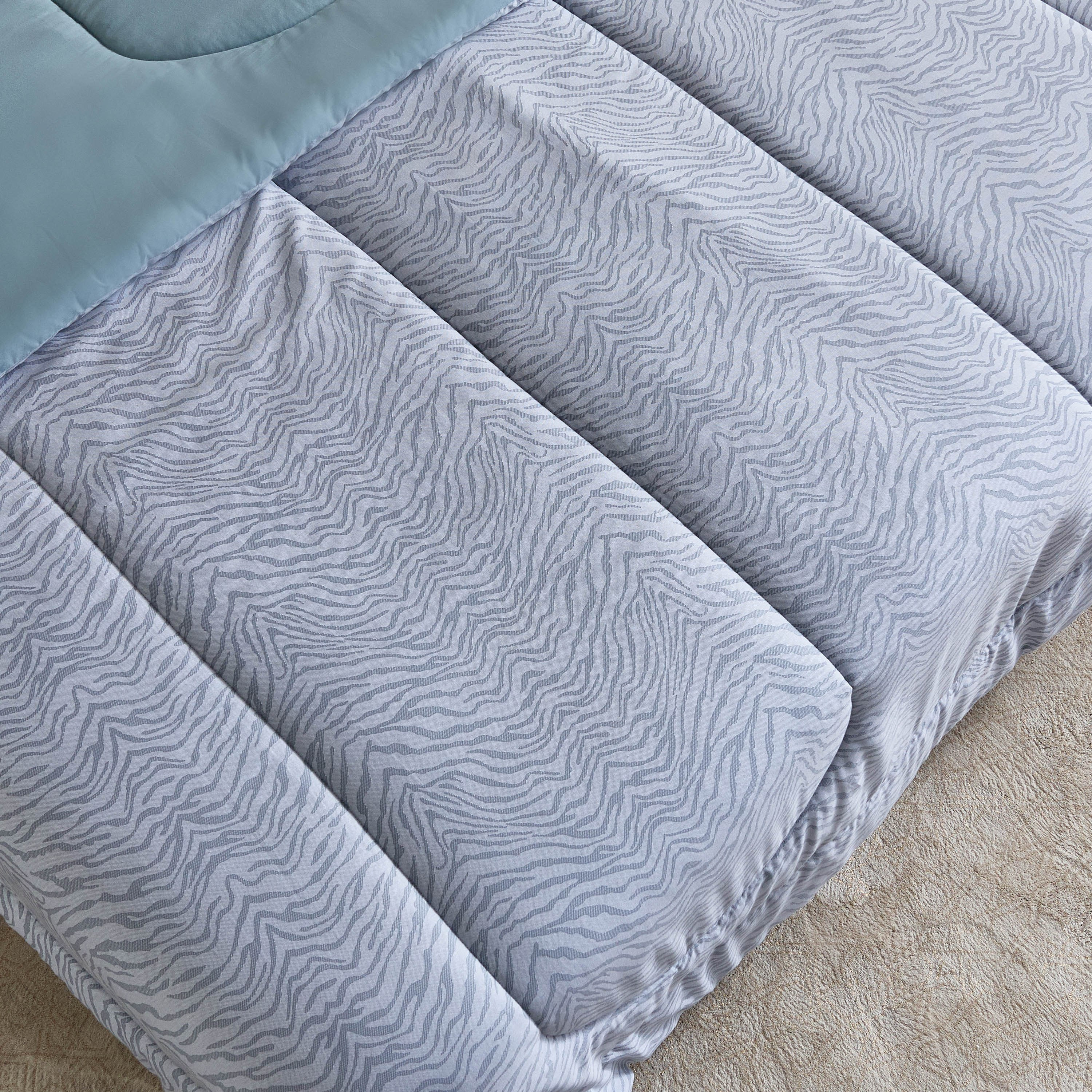 Houston Zenvy 7-Piece BIAB Printed Cotton King Comforter Set - 220x240 cm-hbxhomeware-hbxdecorandfurnishings-image-4