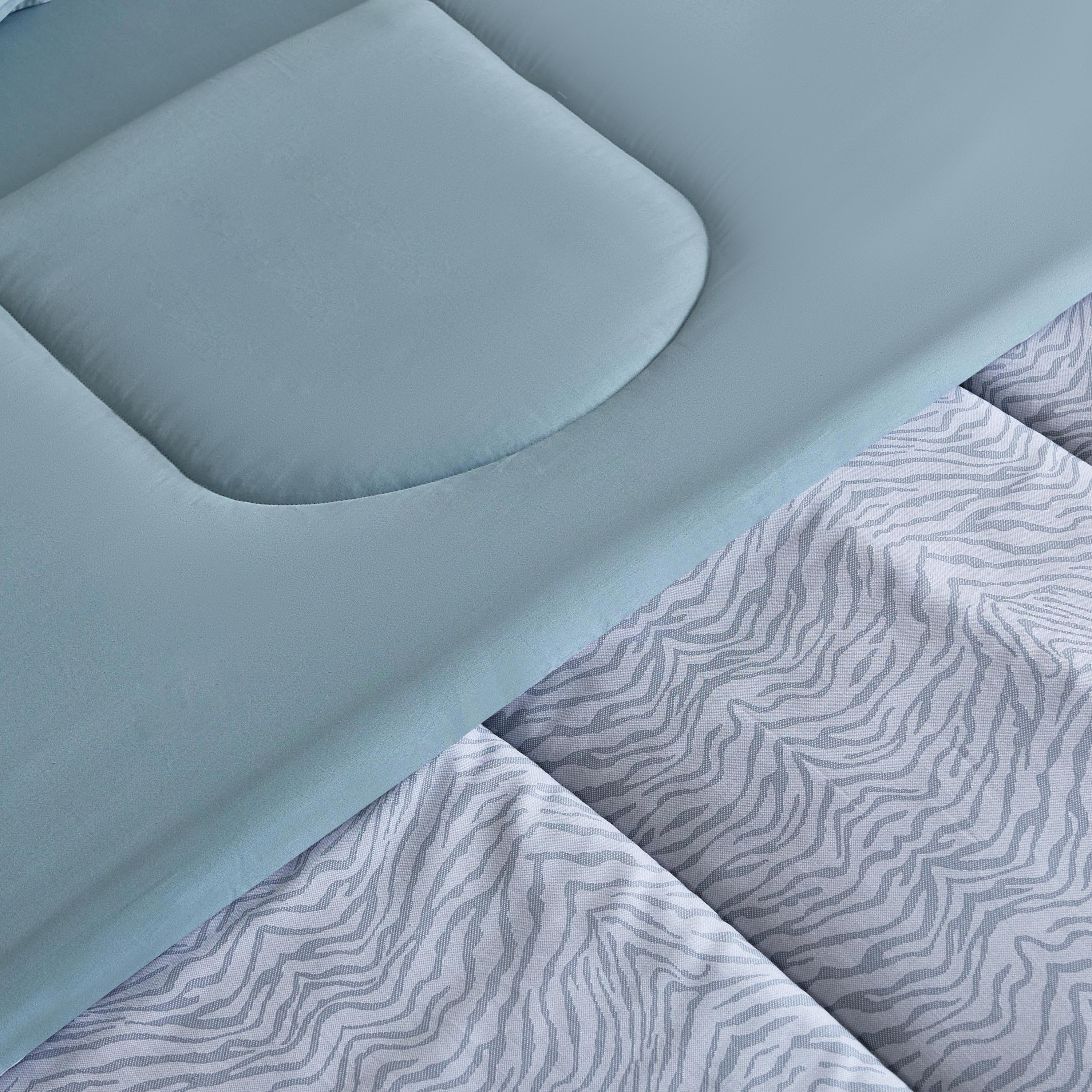 Houston Zenvy 9-Piece BIAB Printed Cotton Super King Comforter Set - 240x240 cm-hbxhomeware-hbxdecorandfurnishings-image-3