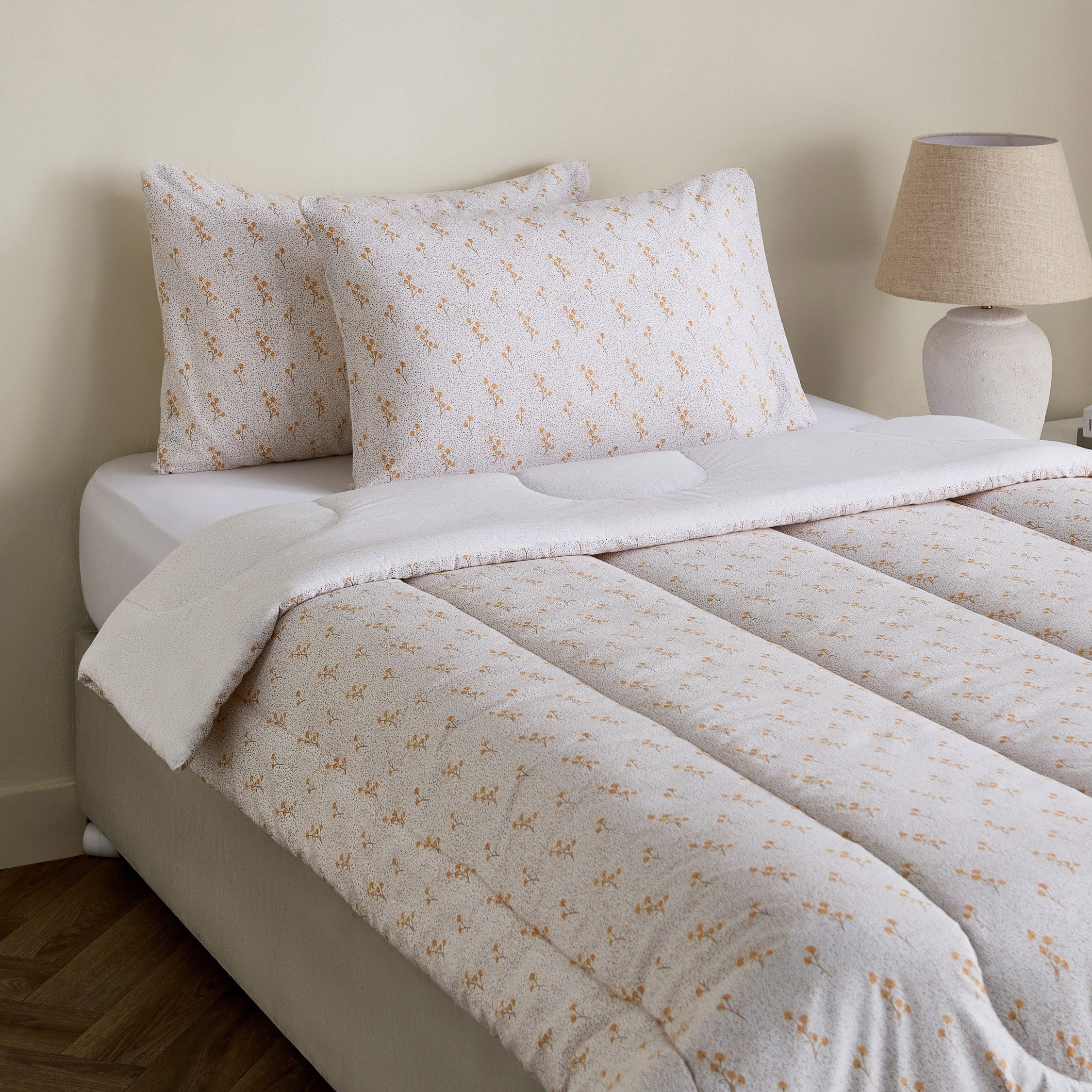 Madison Florine 3-Piece Cotton Printed Twin Comforter Set - 160x220 cm-hbxhomeware-hbxdecorandfurnishings-image-1