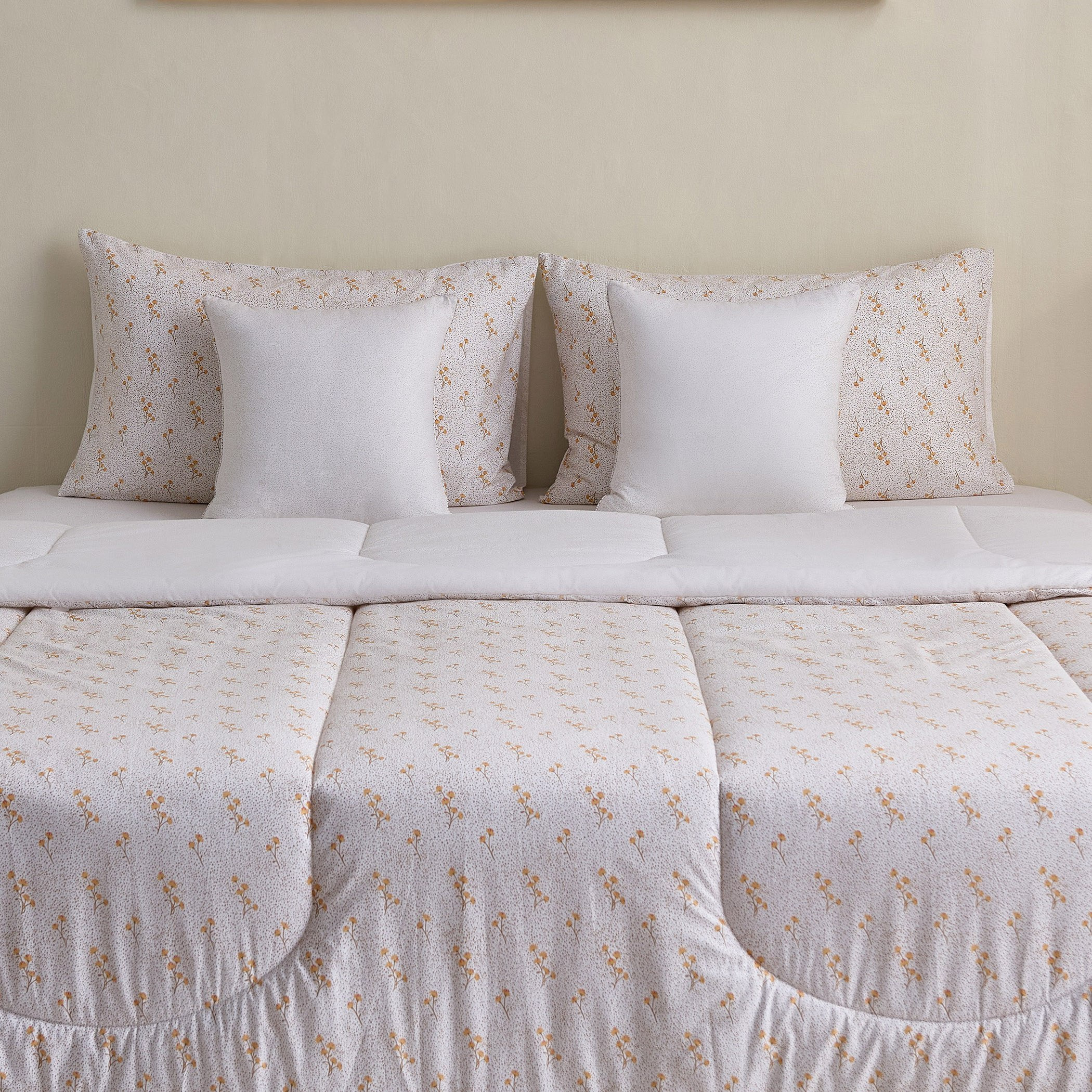 Madison Florine 5-Piece Cotton Printed Super King Comforter Set - 240x240 cm-hbxhomeware-hbxdecorandfurnishings-image-2