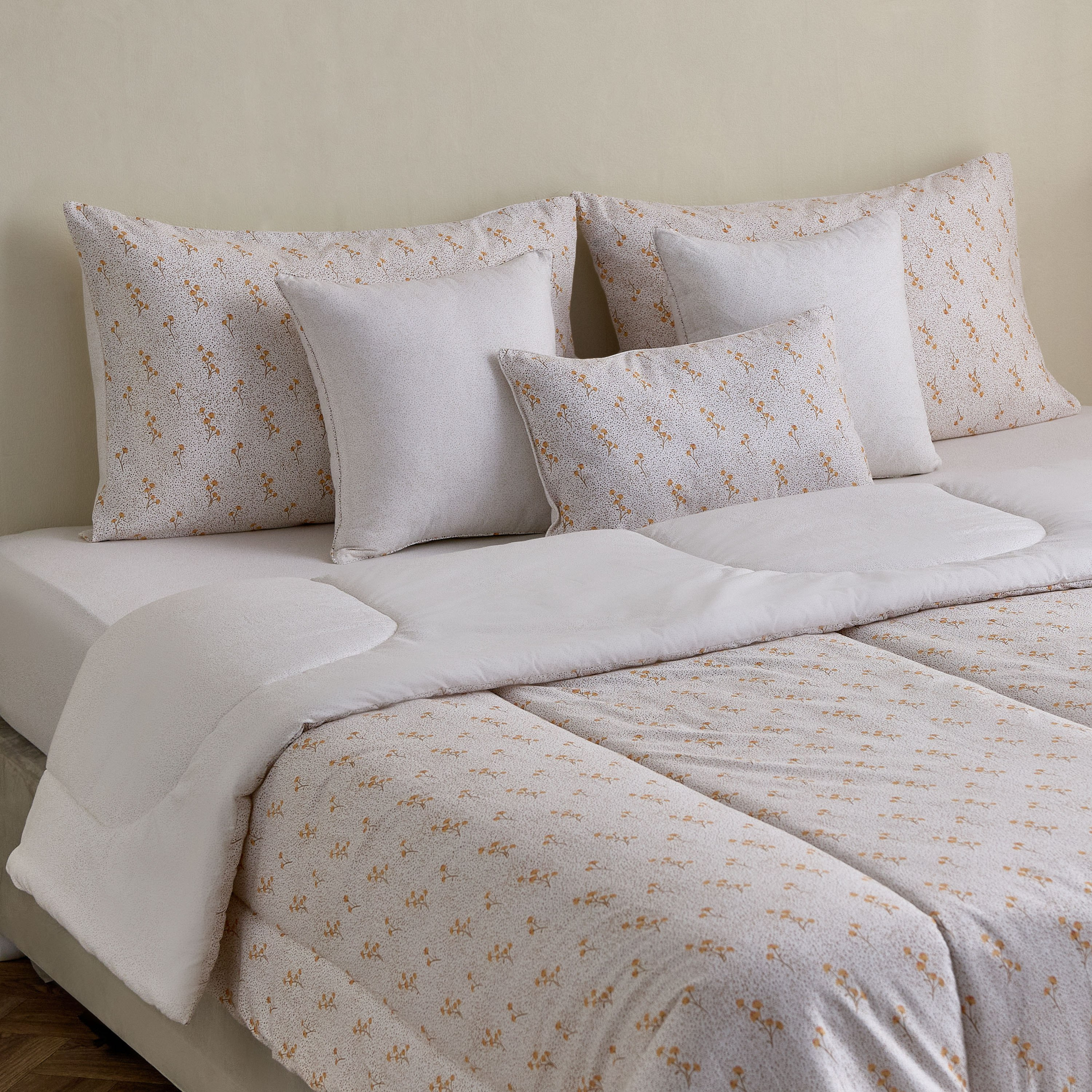 طقم لحاف قطن مقاس كينج 7 قطع فلورين من ماديسون - 220x240 سم-hbxhomeware-bedding-bedinabag-image-1