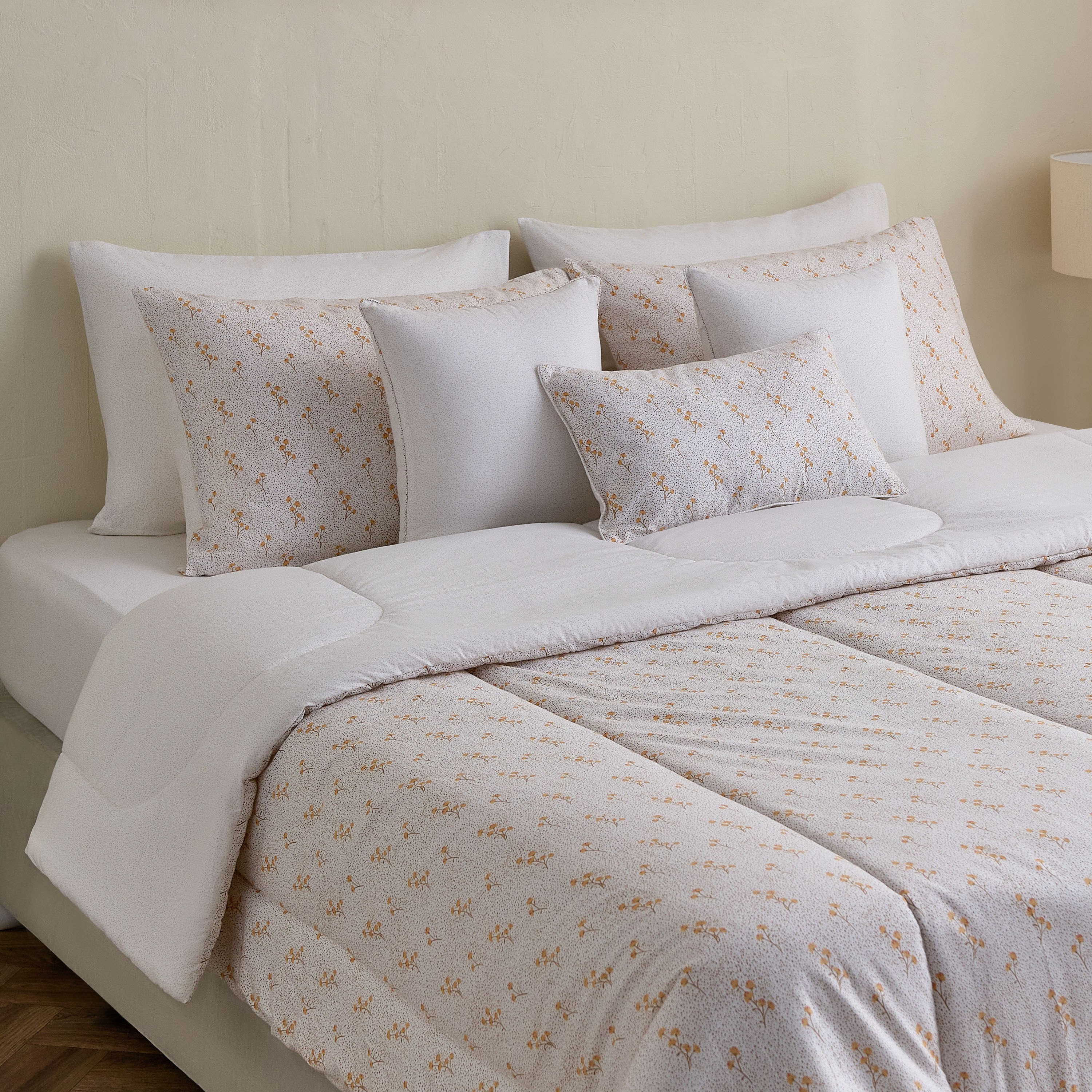 Madison Florine 9-Piece BIAB Printed Cotton Super King Comforter Set - 240x240 cm-hbxhomeware-bedding-bedinabag-image-1