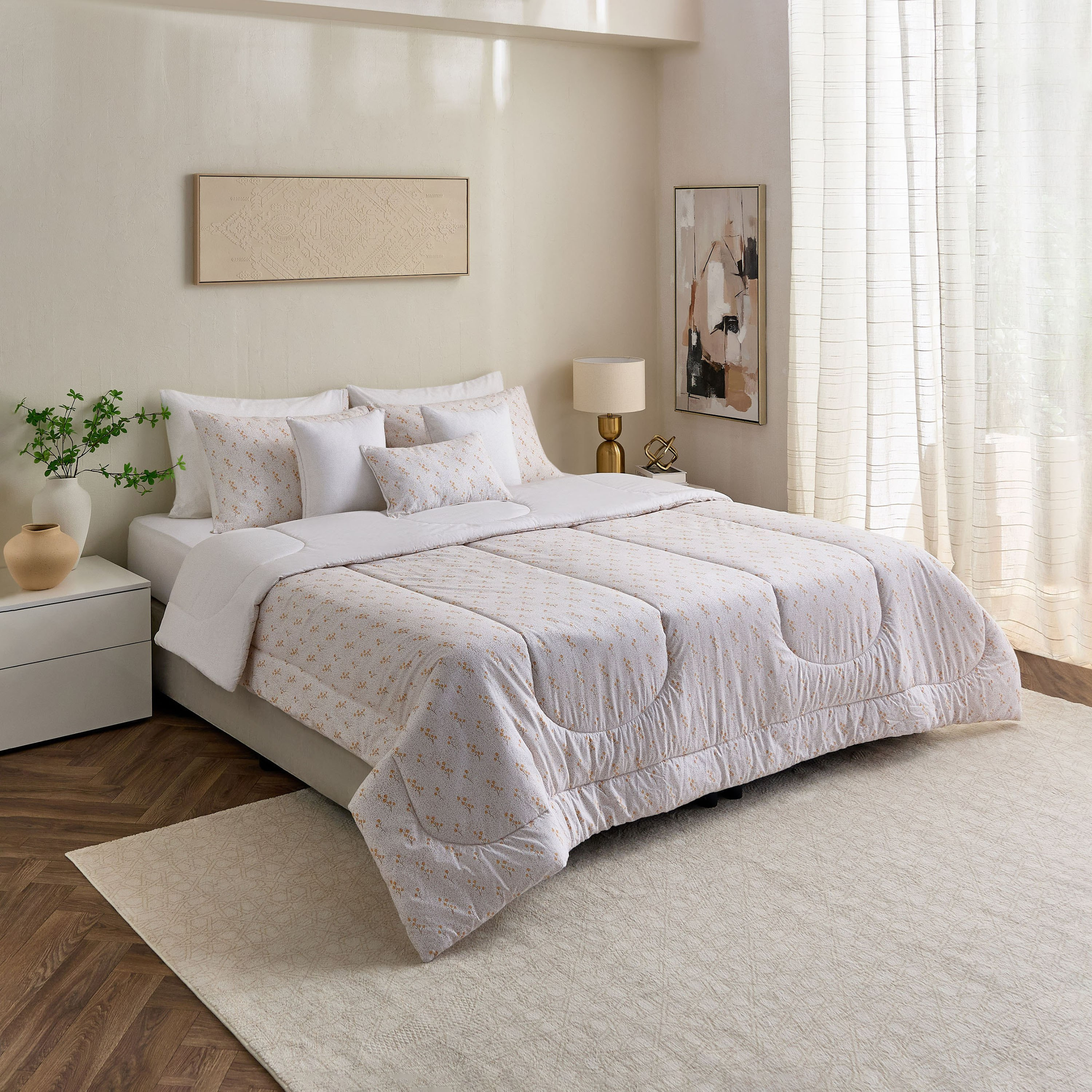 Madison Florine 9-Piece BIAB Printed Cotton Super King Comforter Set - 240x240 cm-hbxhomeware-bedding-bedinabag-image-10