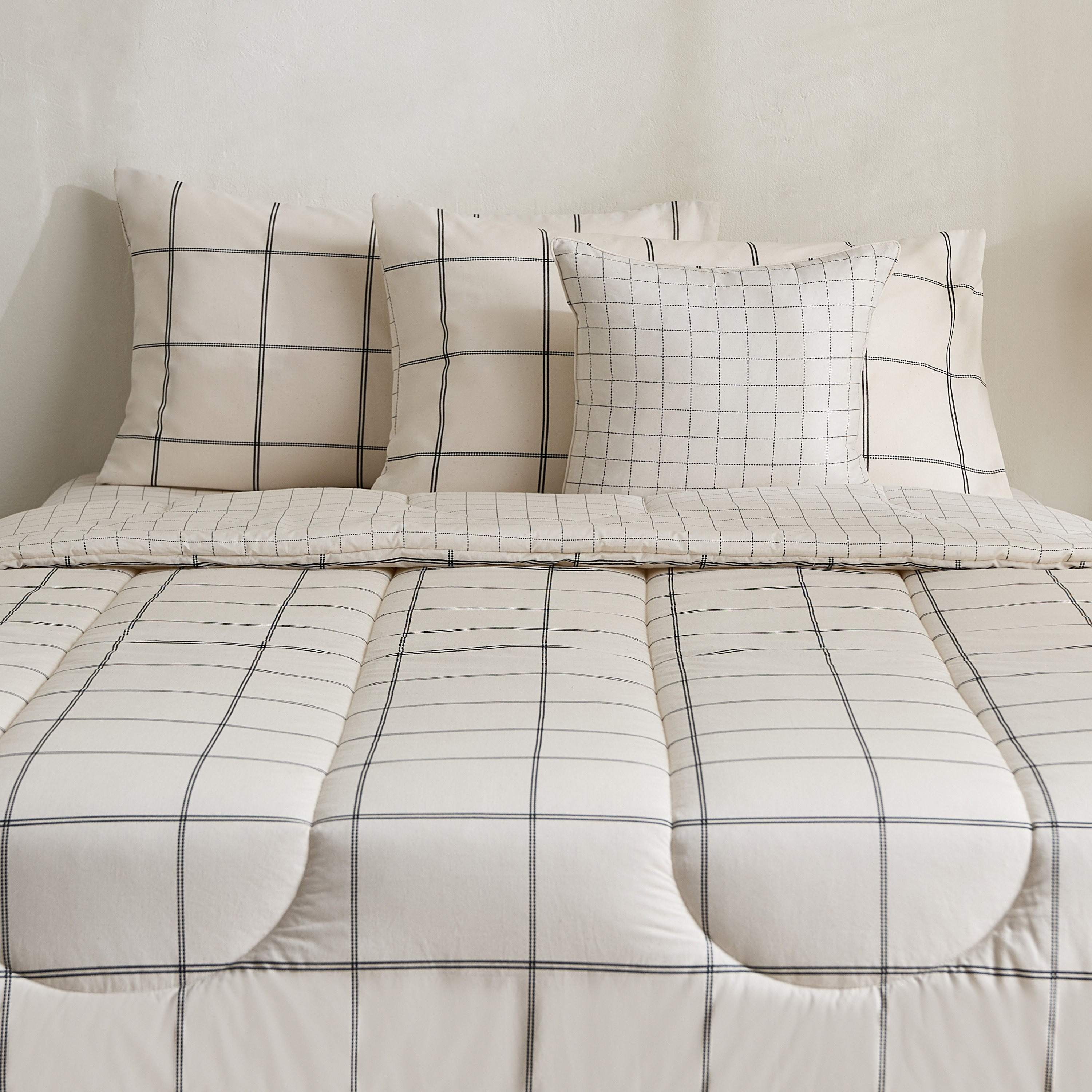 Valencia Gravyn 5-Piece BIAB Printed Cotton Twin Comforter Set - 160x220 cm-hbxhomeware-hbxdecorandfurnishings-image-2