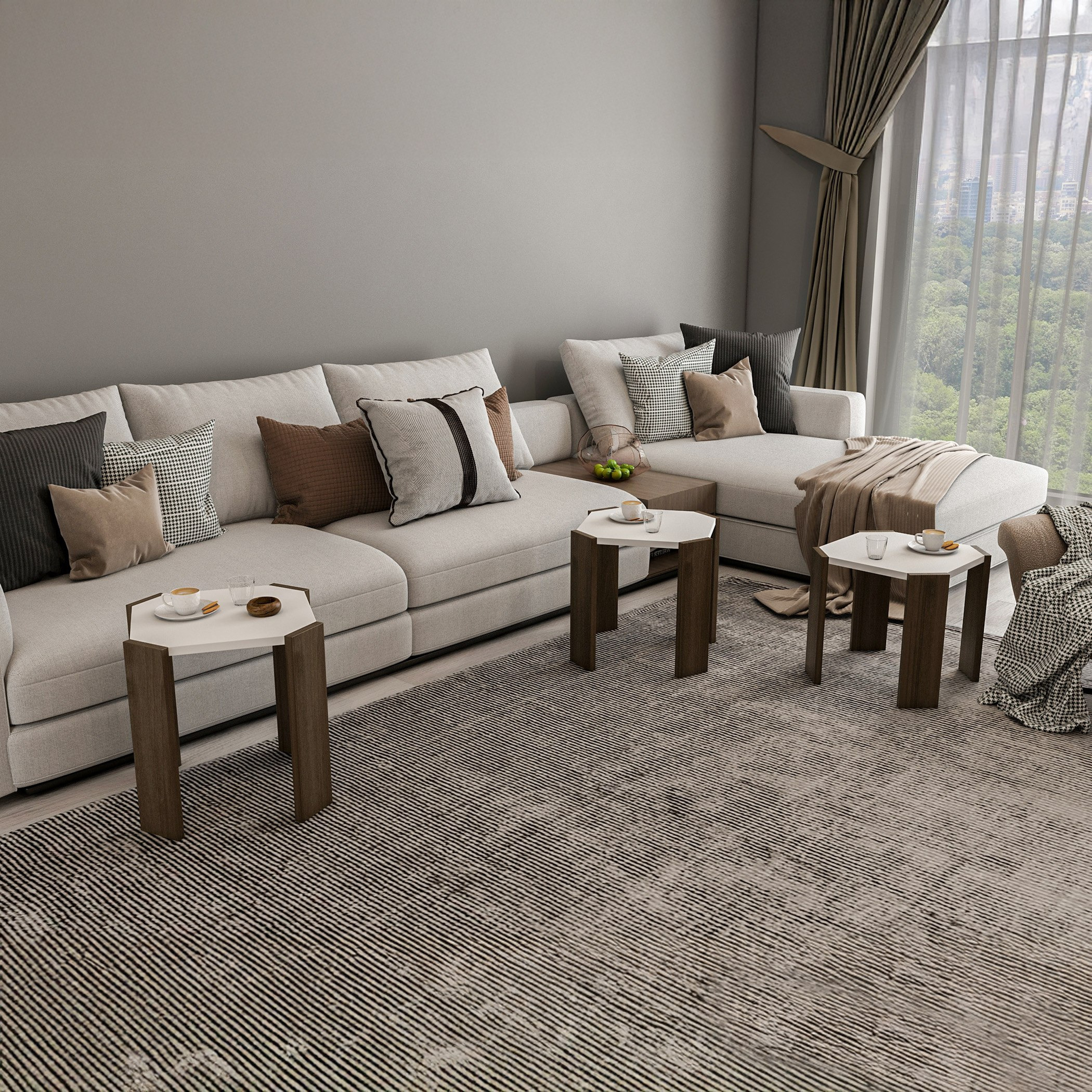 طقم طاولات متداخلة 3 قطع من مودوليكس سواي-hbxfurniture-livingroom-nestingtables-image-2