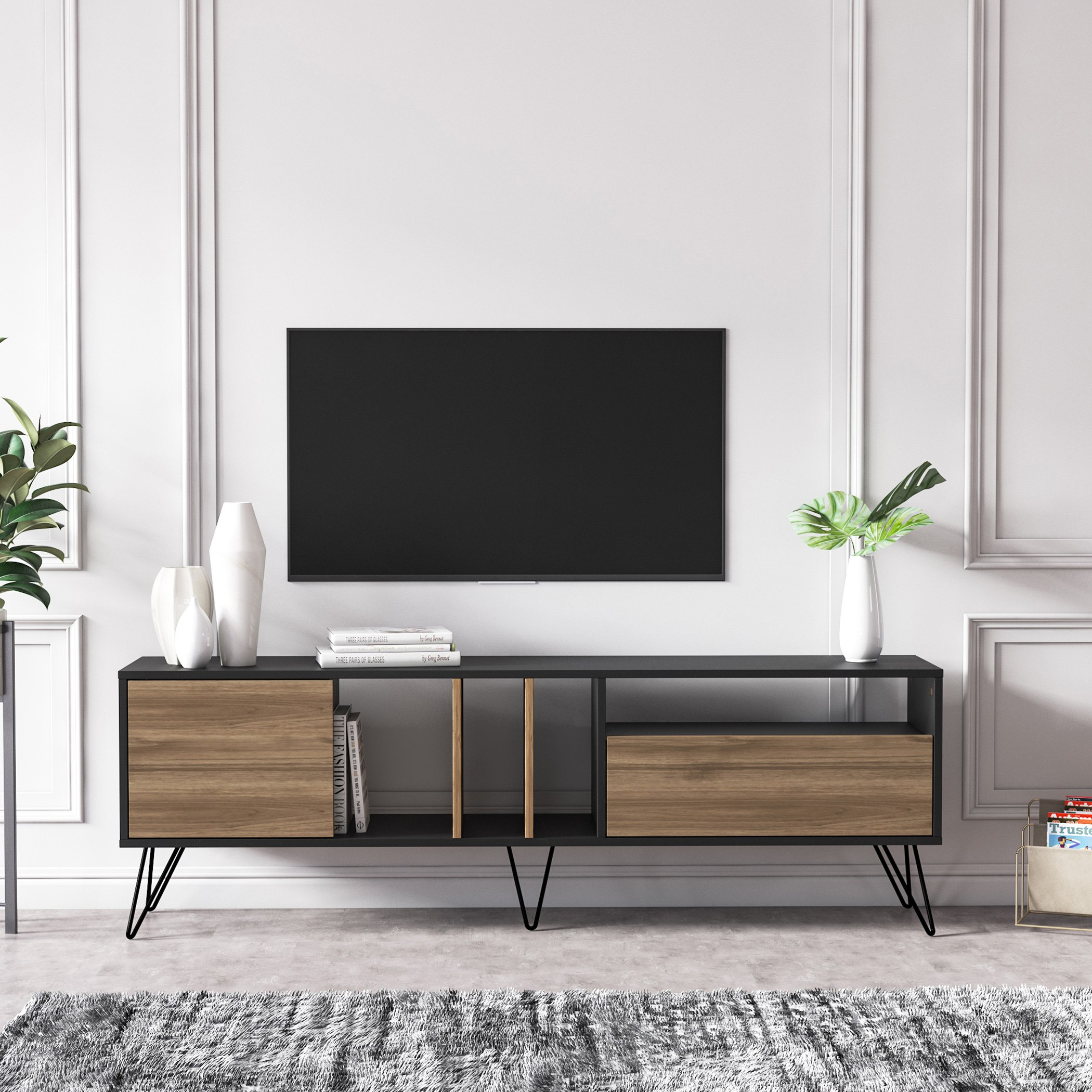 وحدة تلفزيون للأجهزة حتى 75 بوصة 1.8 متر من مودوليكس ميرتول-hbxlivingroom-mediaunitsandstorage-tvunits-image-1