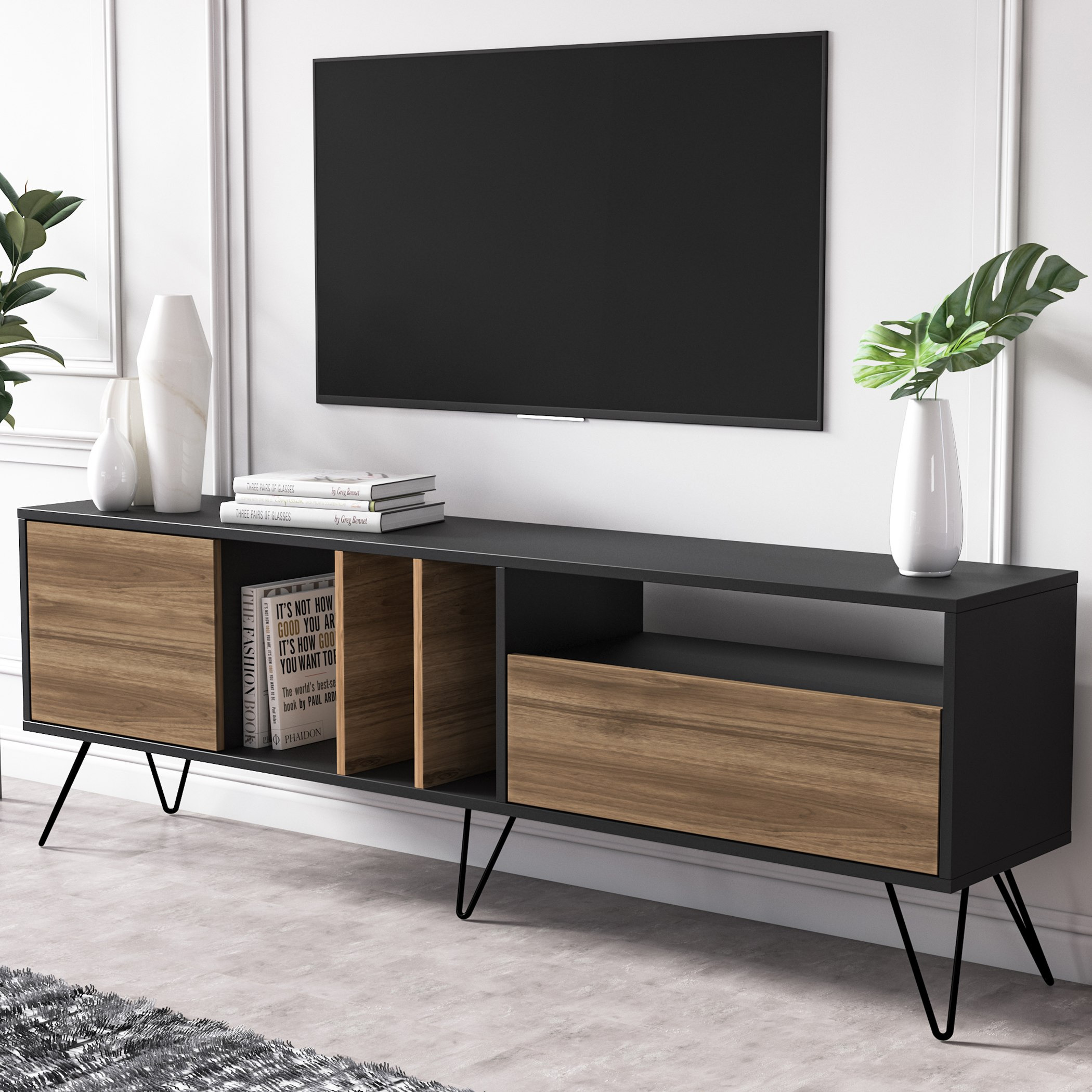 وحدة تلفزيون للأجهزة حتى 75 بوصة 1.8 متر من مودوليكس ميرتول-hbxlivingroom-mediaunitsandstorage-tvunits-image-3