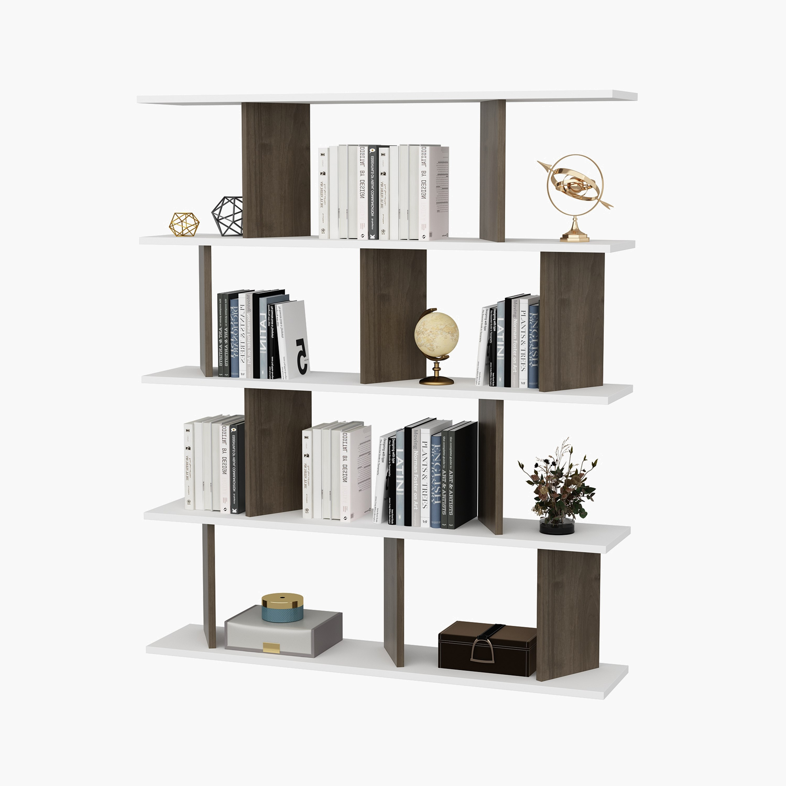 مكتبة بـ4 رفوف من مودوليكس تيلت-hbxfurniture-office-bookcases-image-4