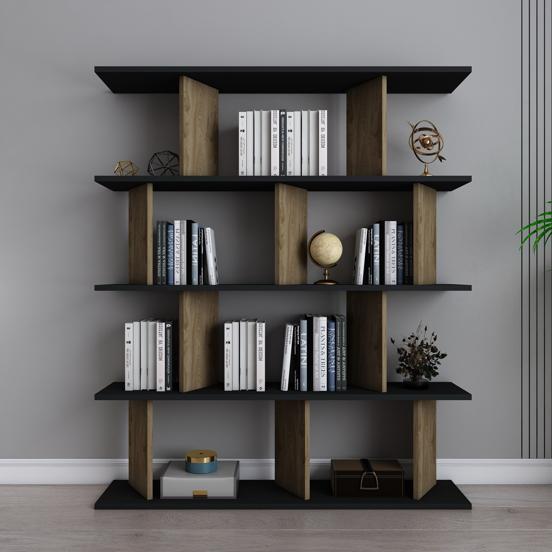 مكتبة بـ4 رفوف من مودوليكس تيلت-hbxfurniture-office-bookcases-image-2