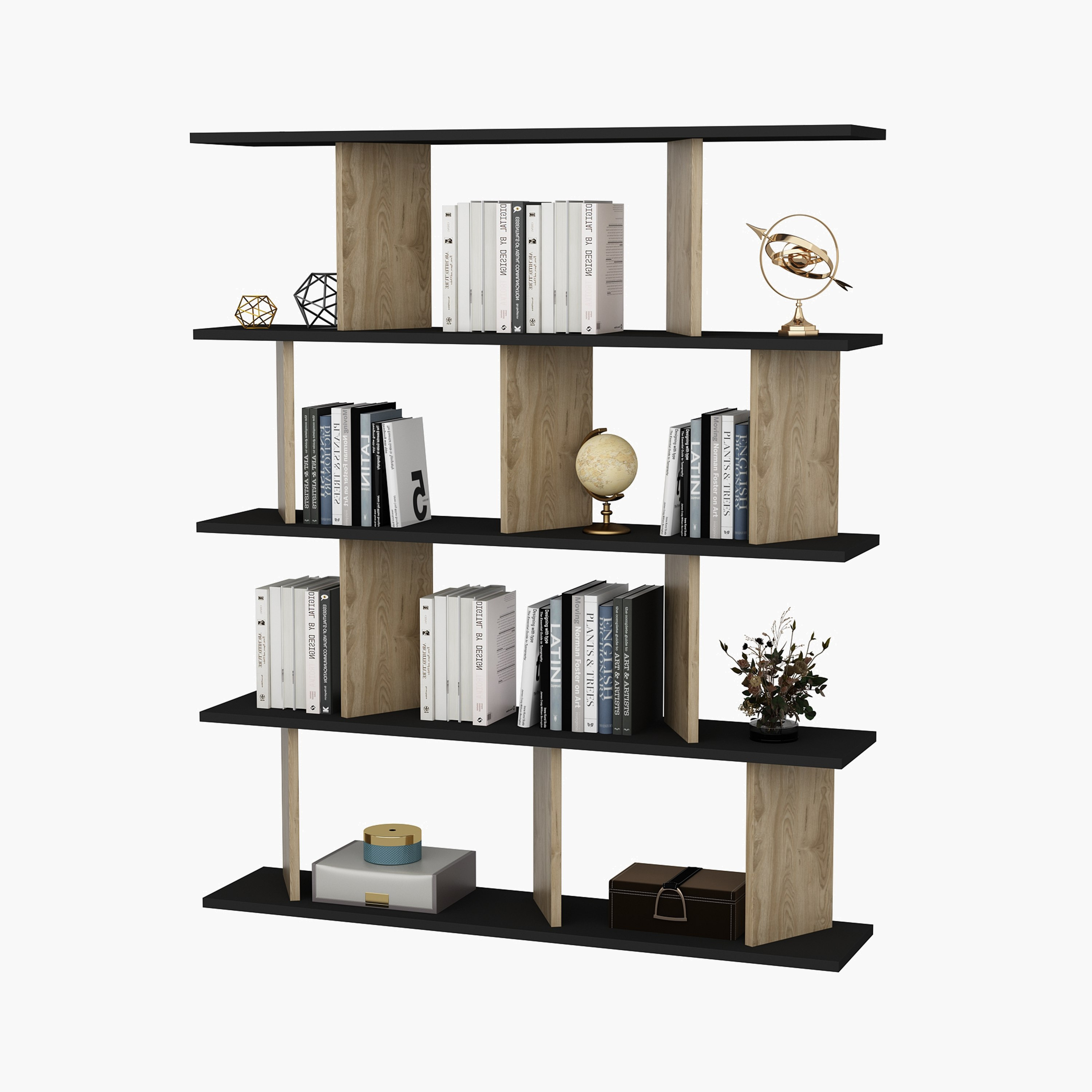 مكتبة بـ4 رفوف من مودوليكس تيلت-hbxfurniture-office-bookcases-image-4