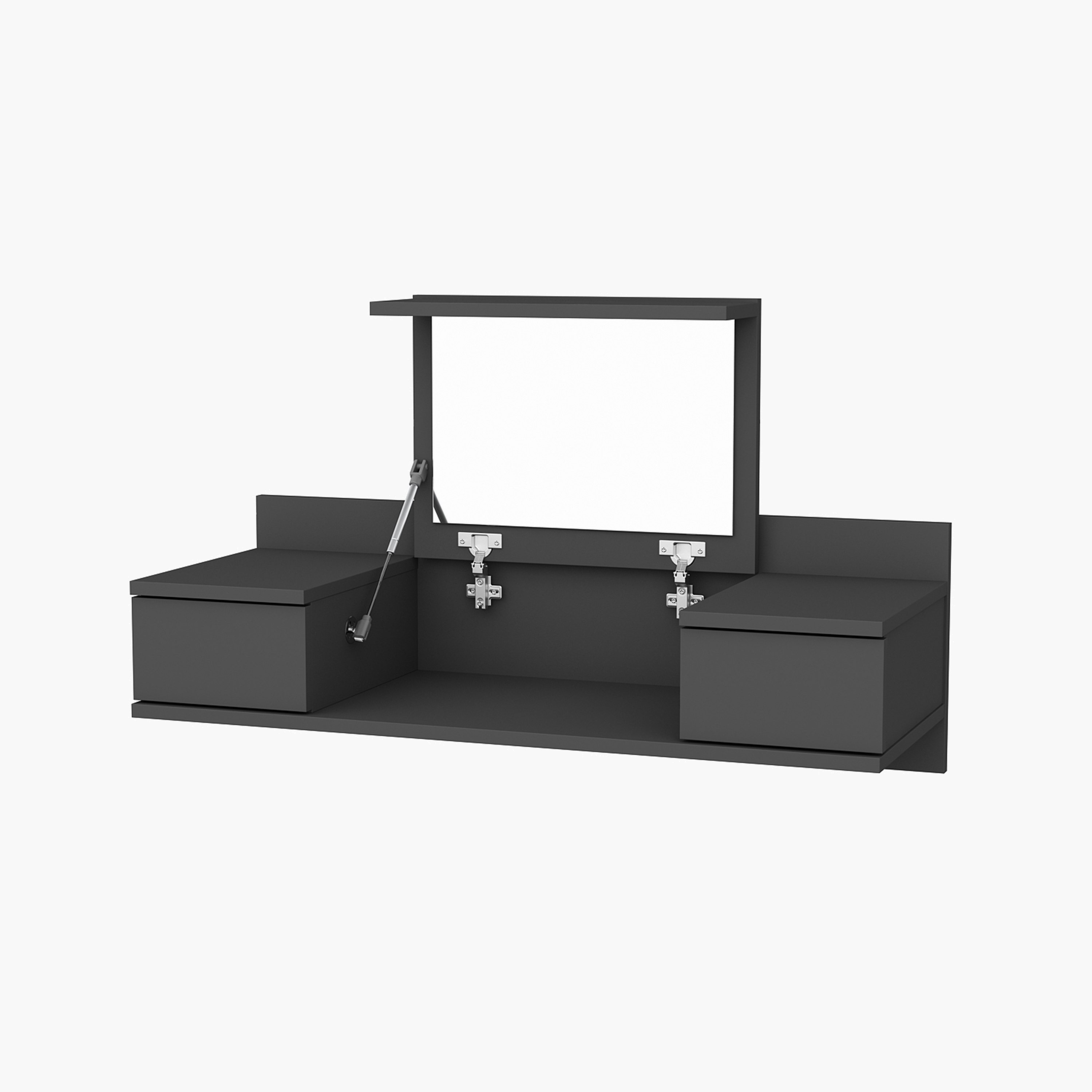 Modulix Drax Wall Mounted 2-Drawer Console Dresser with Mirror-hbxfurniture-bedroom-dressersandmirrors-image-6