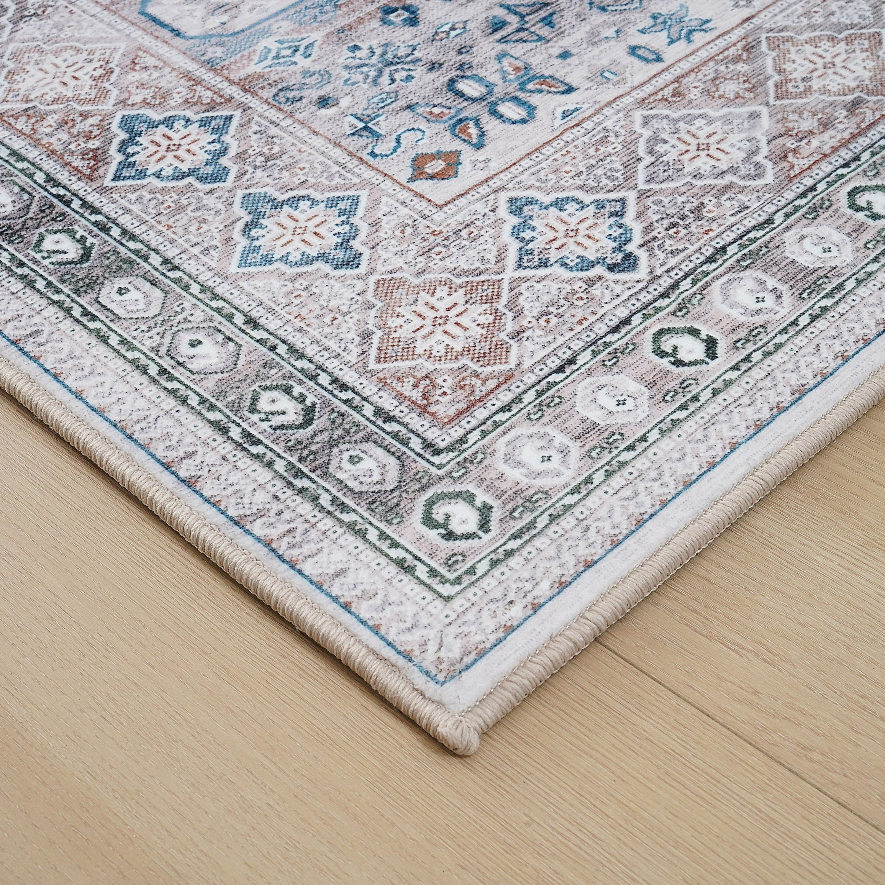 Ontario Barnet Printed Flannel Rug - 110x160 cm-hbxdecorandfurnishings-floorcoverings-rugs-image-2