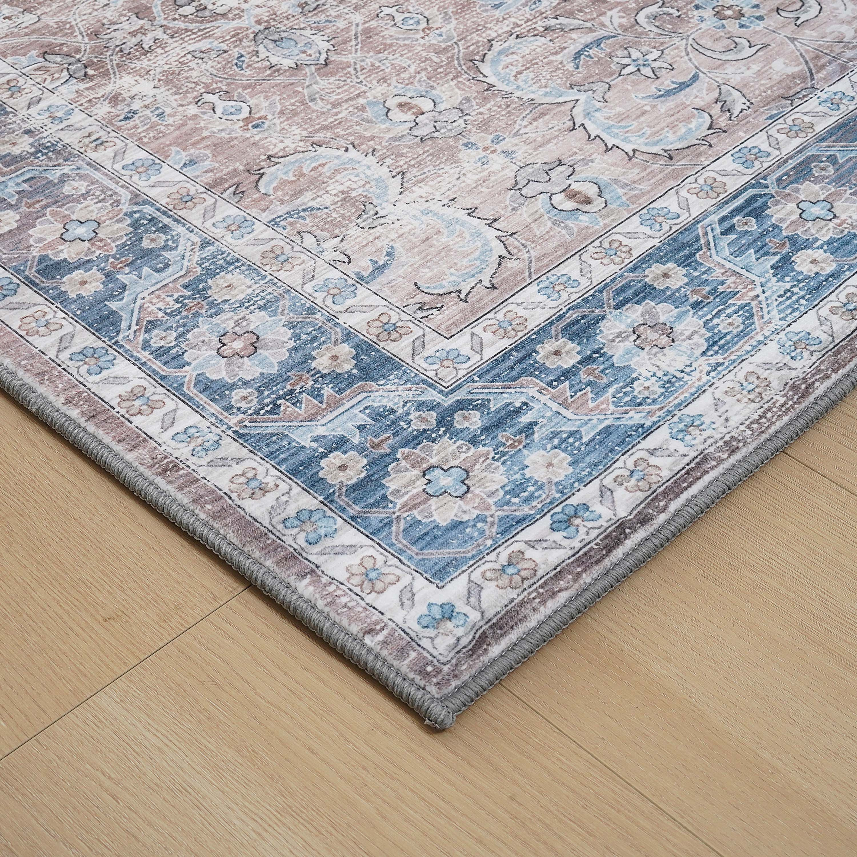 Ontario Aida Printed Flannel Rug - 150x200 cm-hbxdecorandfurnishings-floorcoverings-rugs-image-2