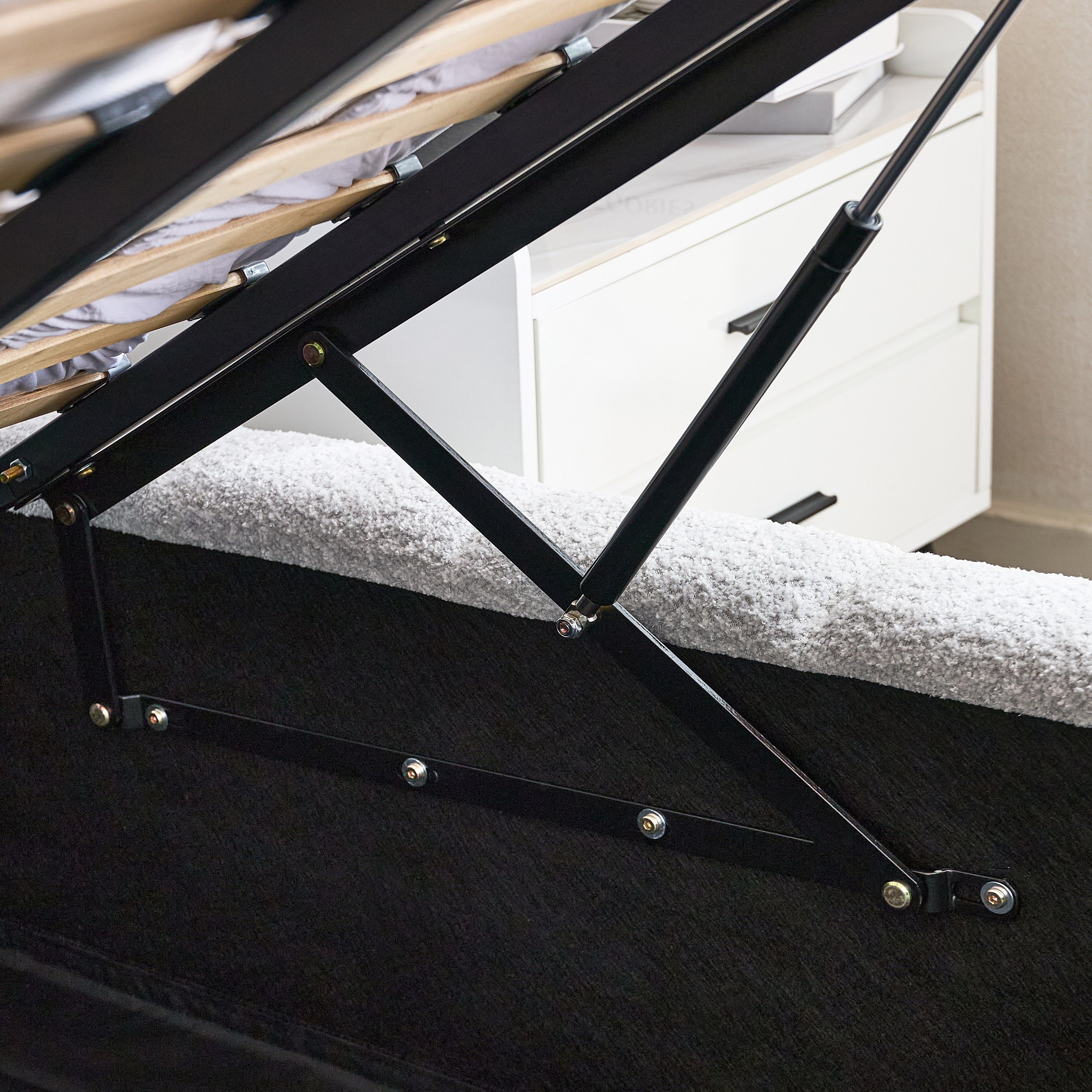 Island Stonia Upholstered Queen Hydraulic Storage Bed - 160x200 cm-hbxbedroom-bedsandbedsets-beds-queen-image-9