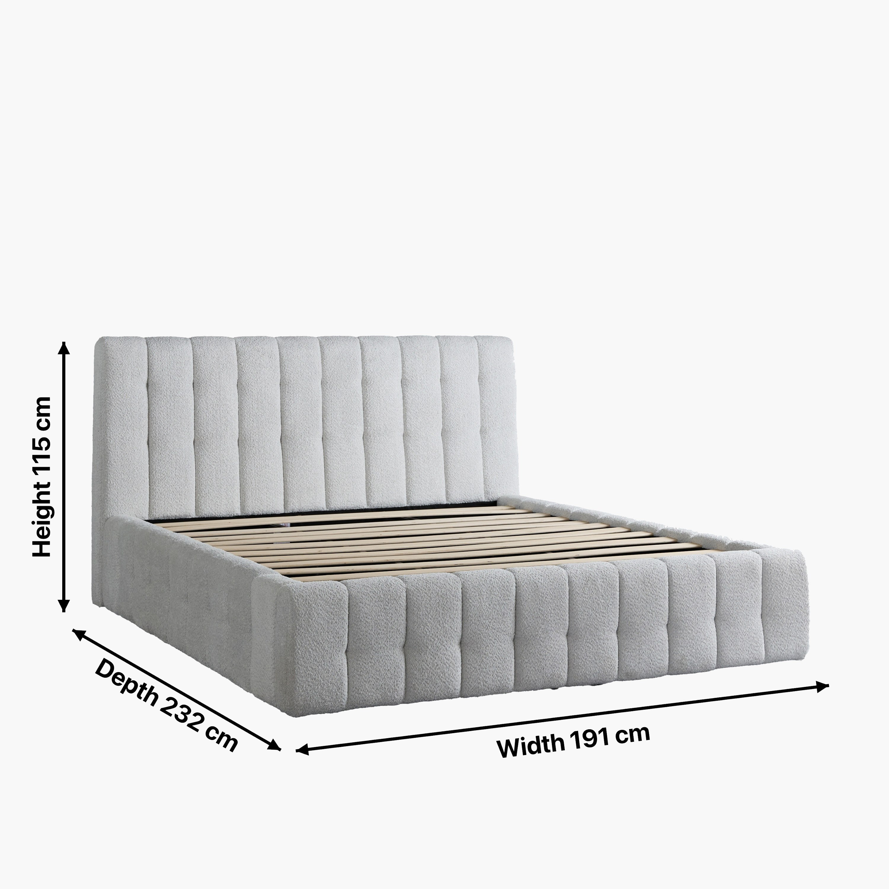 Island Stonia Upholstered King Bed - 180x200 cm-hbxfurniture-bedsandbedsets-beds-king-image-6