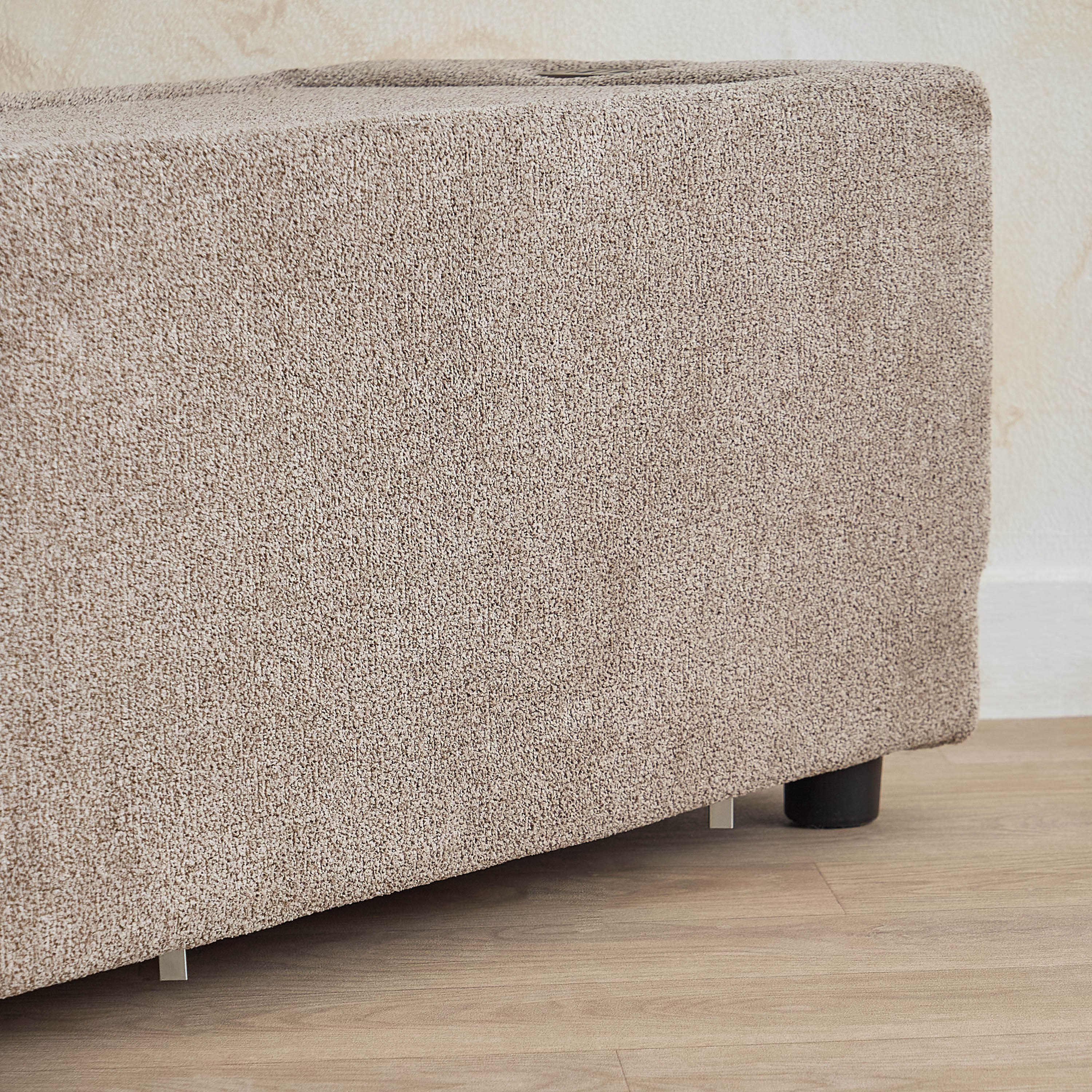 Flexa Fabric Console with Acrylic Top 2 C-Type Charging and USB Charging Point-hbxlivingroom-sofasandarmchairs-modularsofas-image-5