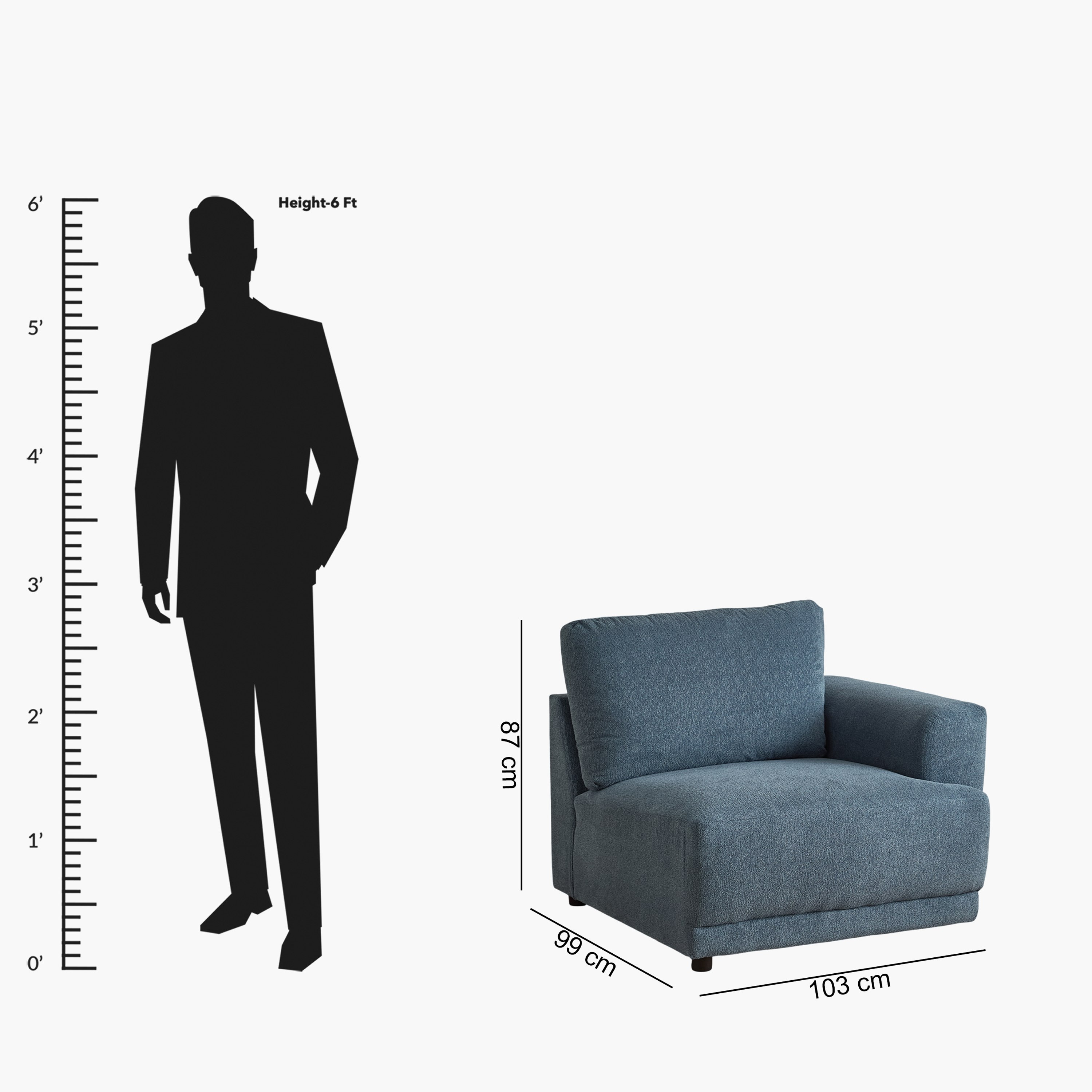 Flexa Fabric Right Armchair-hbxlivingroom-sofasandarmchairs-modularsofas-image-15