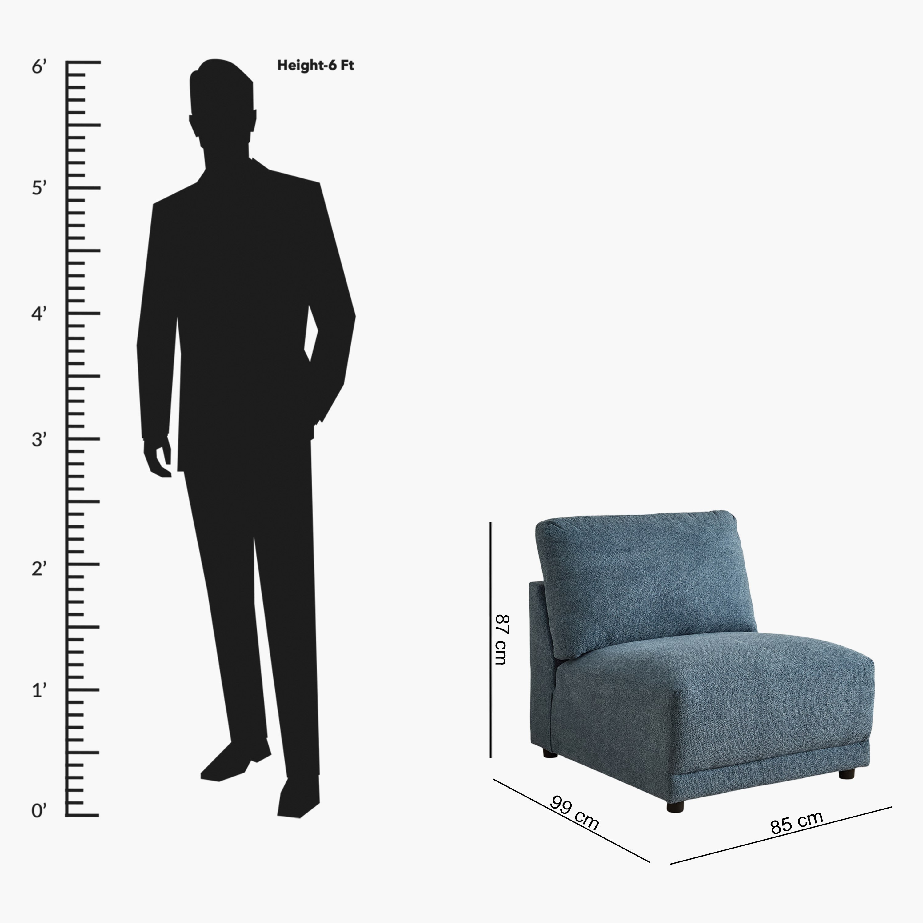 Flexa Fabric Armless Chair-hbxlivingroom-sofasandarmchairs-modularsofas-image-15