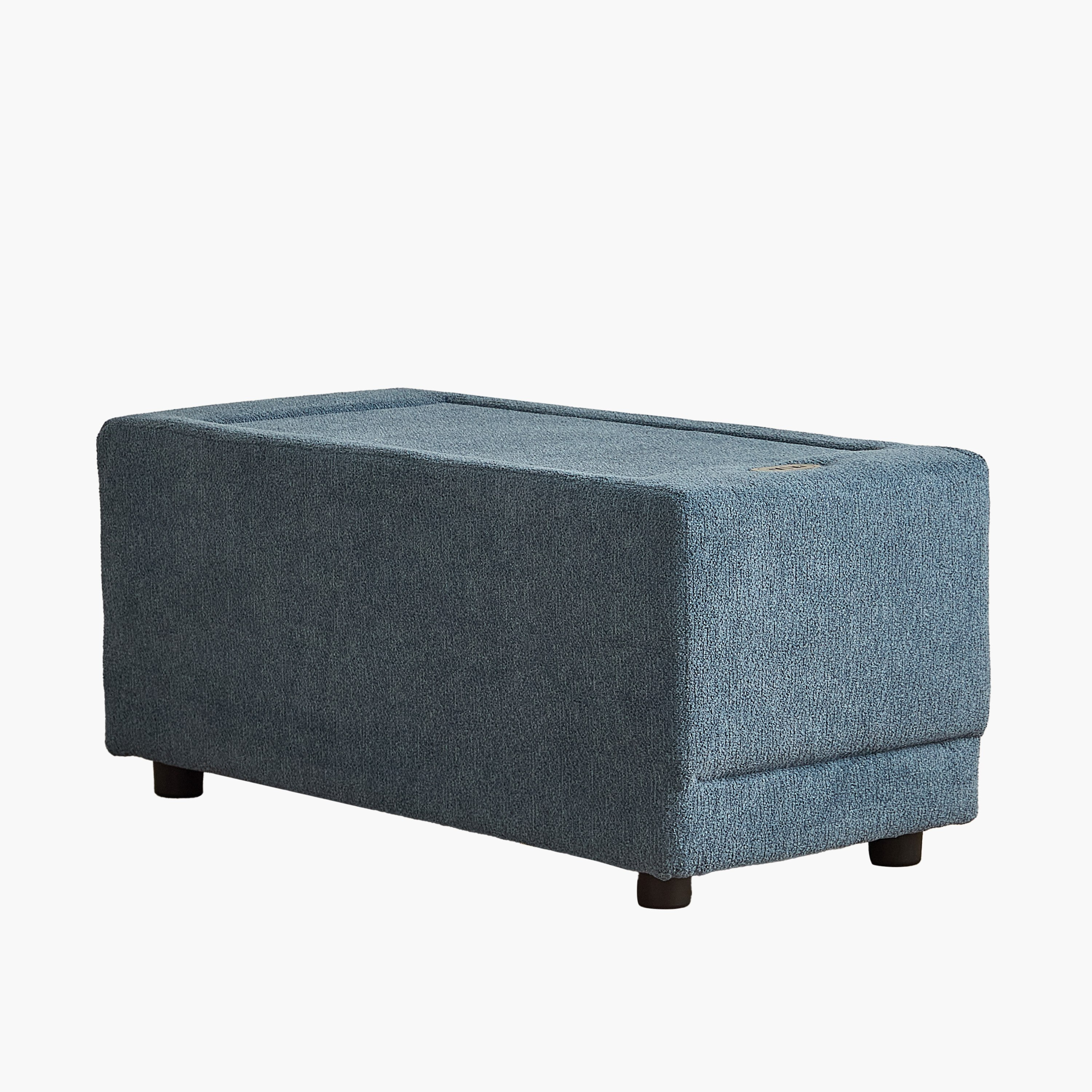 Flexa Acrylic Top Fabric Console with 1 USB Charging and 2 C-Type Charging Point-hbxlivingroom-sofasandarmchairs-modularsofas-image-14