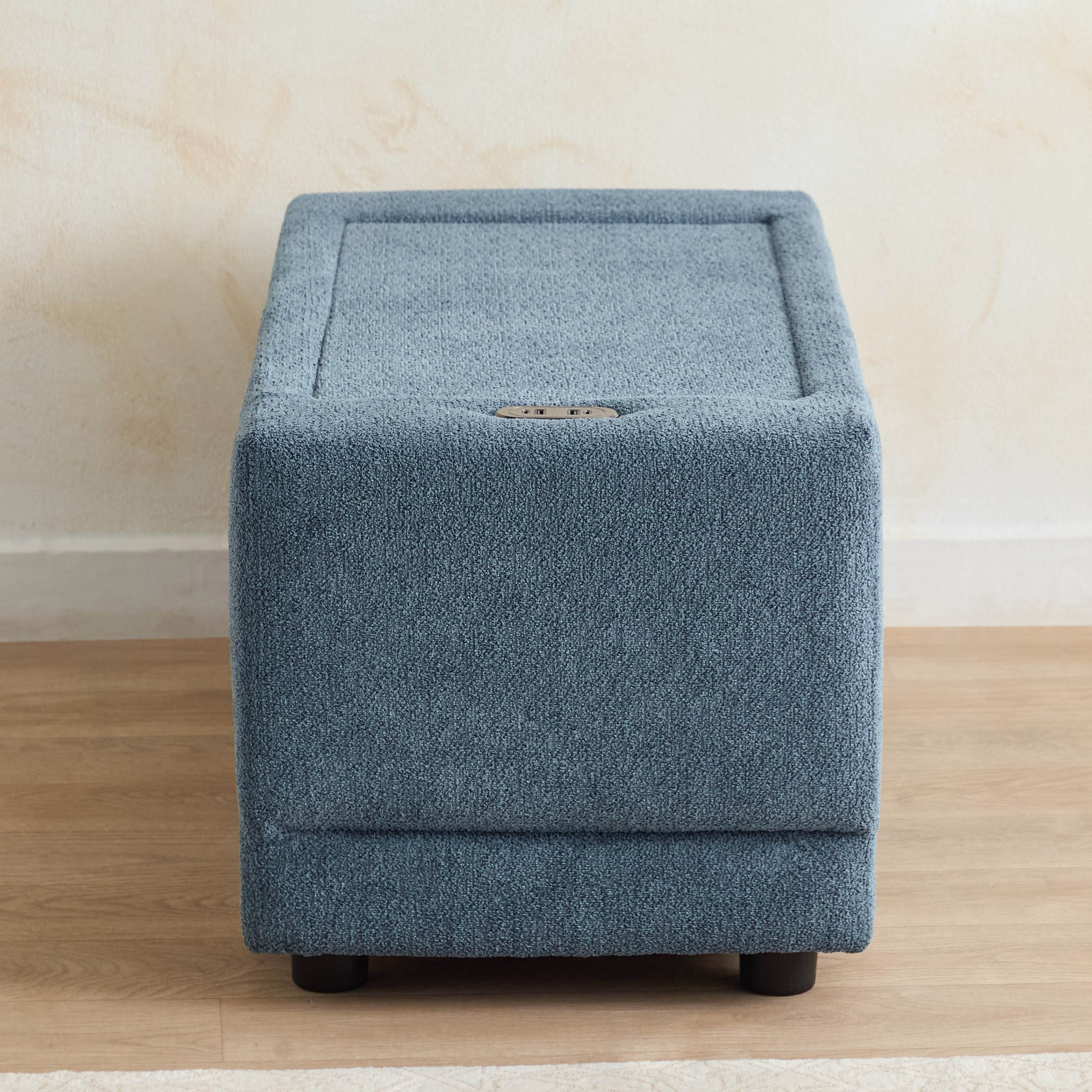 Flexa Acrylic Top Fabric Console with 1 USB Charging and 2 C-Type Charging Point-hbxlivingroom-sofasandarmchairs-modularsofas-image-2