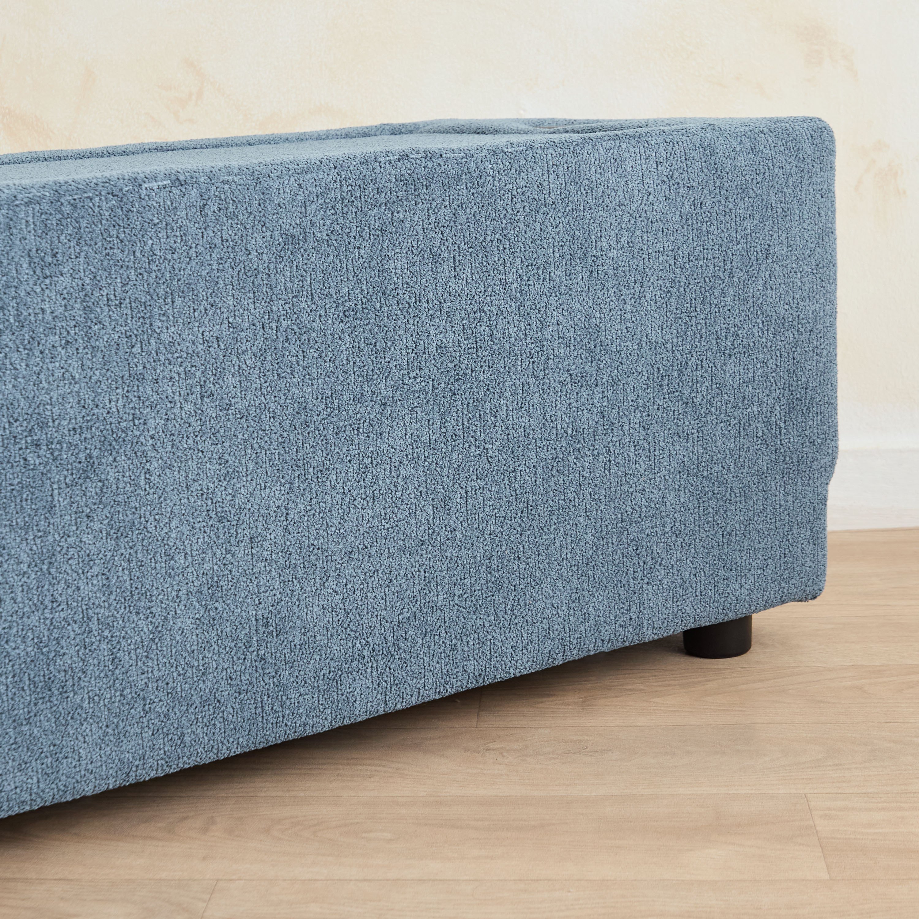 Flexa Acrylic Top Fabric Console with 1 USB Charging and 2 C-Type Charging Point-hbxlivingroom-sofasandarmchairs-modularsofas-image-5
