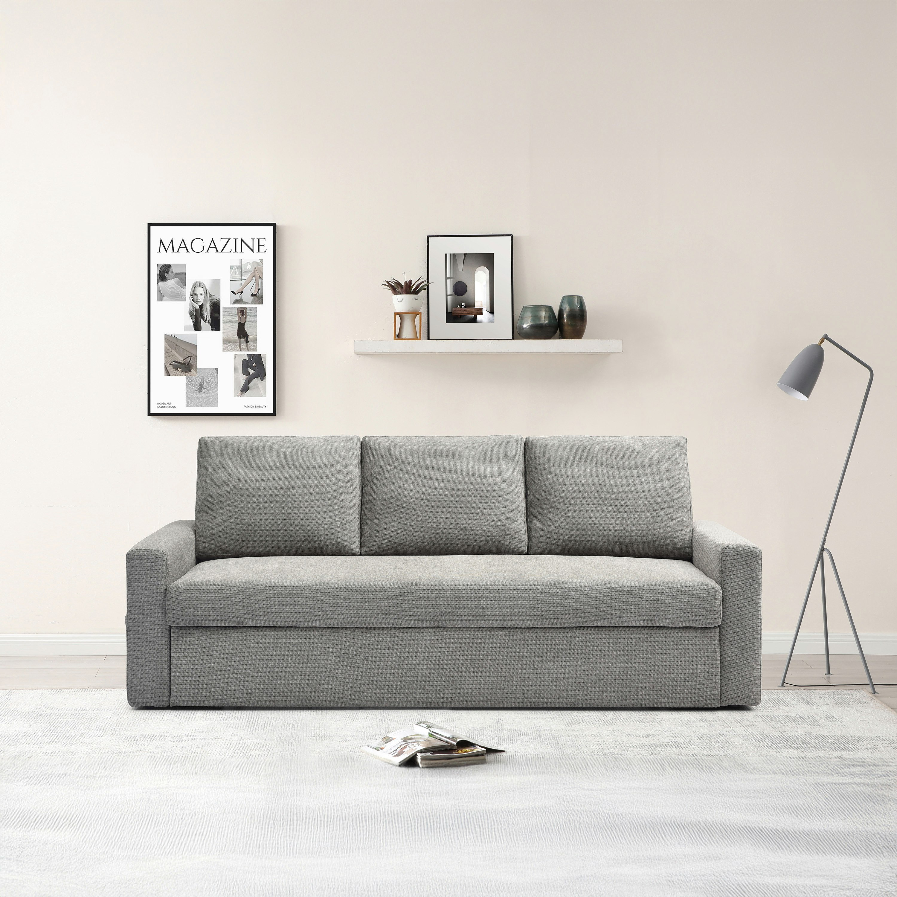 كنبة سرير قابلة للسحب بـ3 مقاعد مع جيوب جانبية من توري نكست-hbxfurniture-sofasandarmchairs-sofabeds-image-1