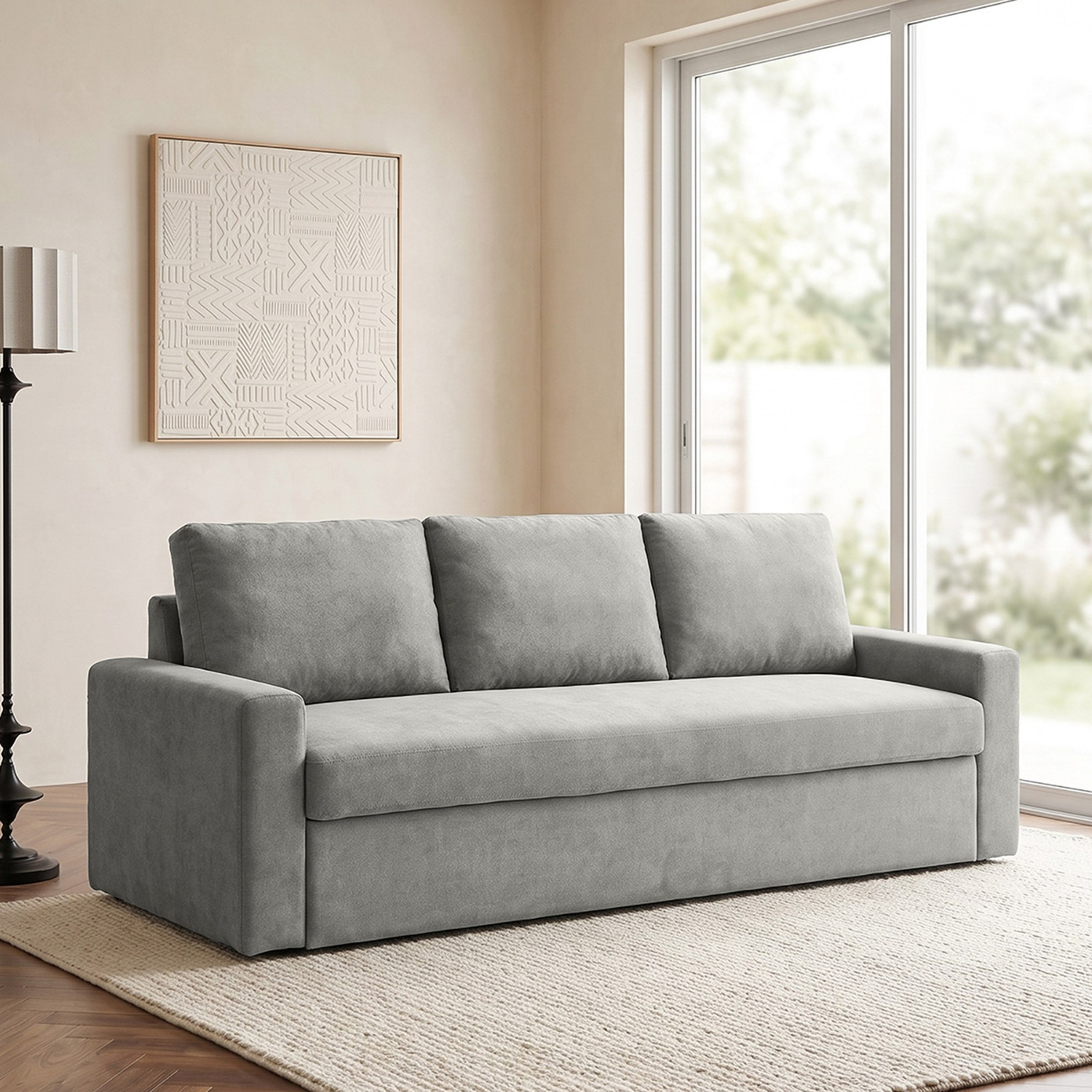 كنبة سرير قابلة للسحب بـ3 مقاعد مع جيوب جانبية من توري نكست-hbxfurniture-sofasandarmchairs-sofabeds-image-1
