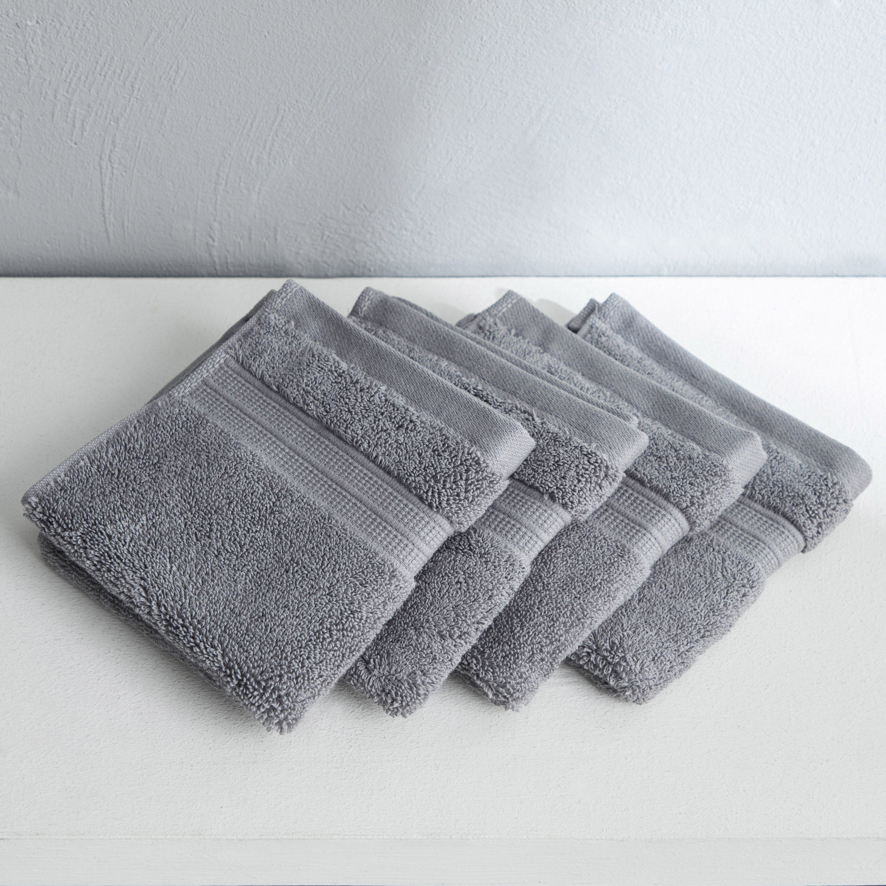 طقم مناشف وجه مقاوم للبهتان 4 قطع من إير ريتش - 30x30 سم-hbxbathroom-bathroomtextiles-image-3