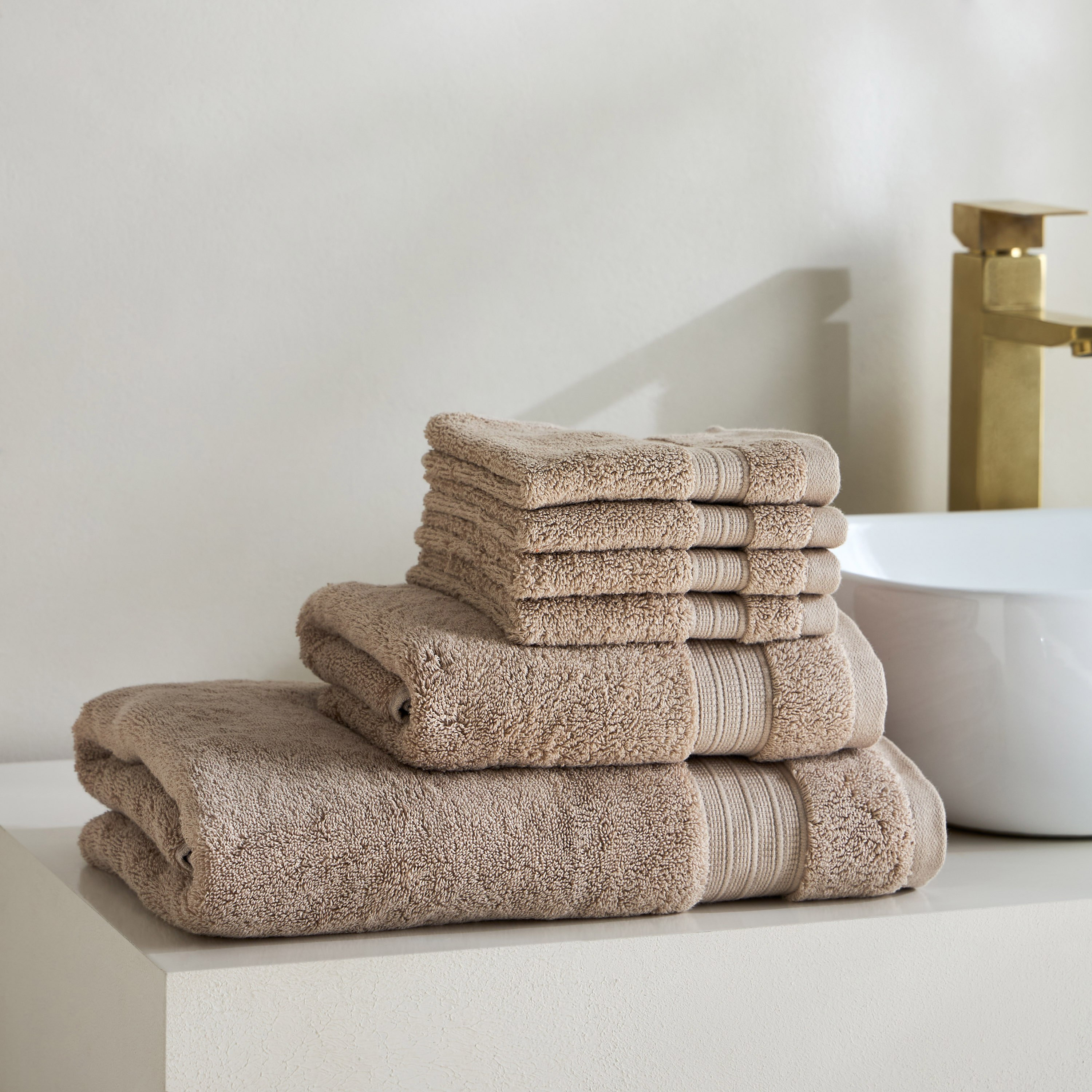 طقم مناشف وجه مقاوم للبهتان 4 قطع من إير ريتش - 30x30 سم-hbxbathroom-bathroomtextiles-image-4