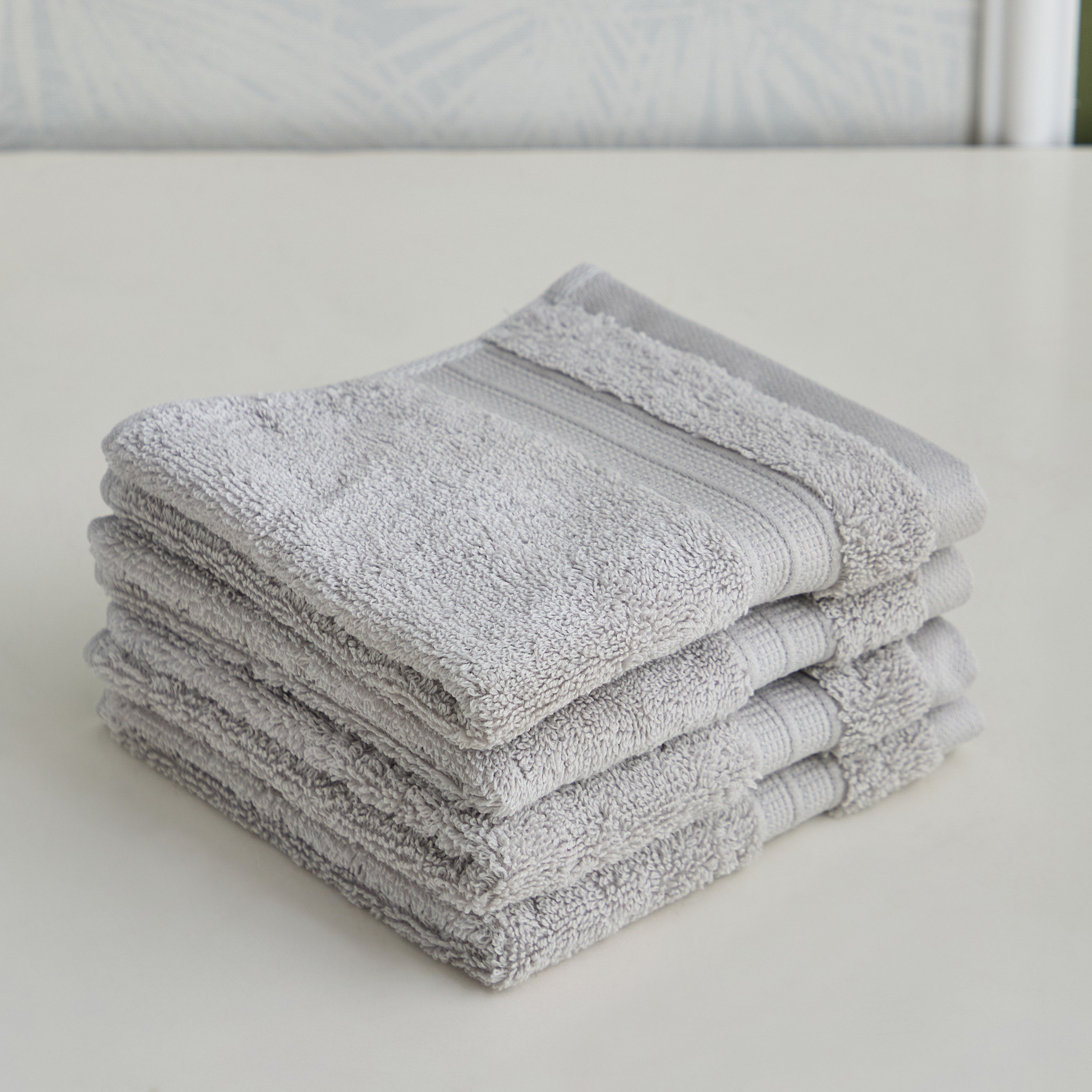 Air Rich 4-Piece Fade Resistant Face Towel Set - 30x30 cm-hbxbathroom-bathroomtextiles-image-1