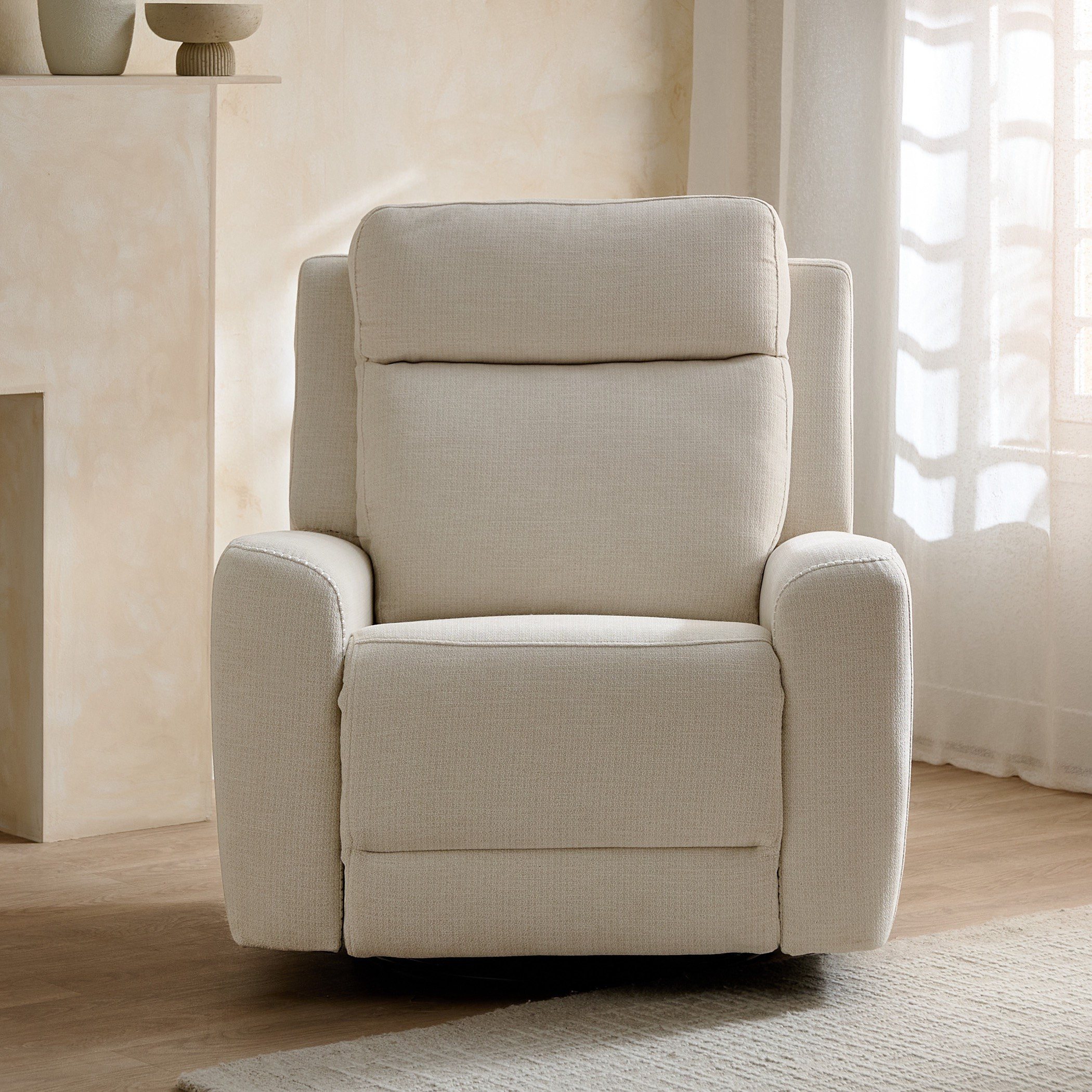 Branco Fabric Dual Electric Armchair Recliner with Swivel and Glider-hbxfurniture-sofasandarmchairs-reclinersofas-image-4