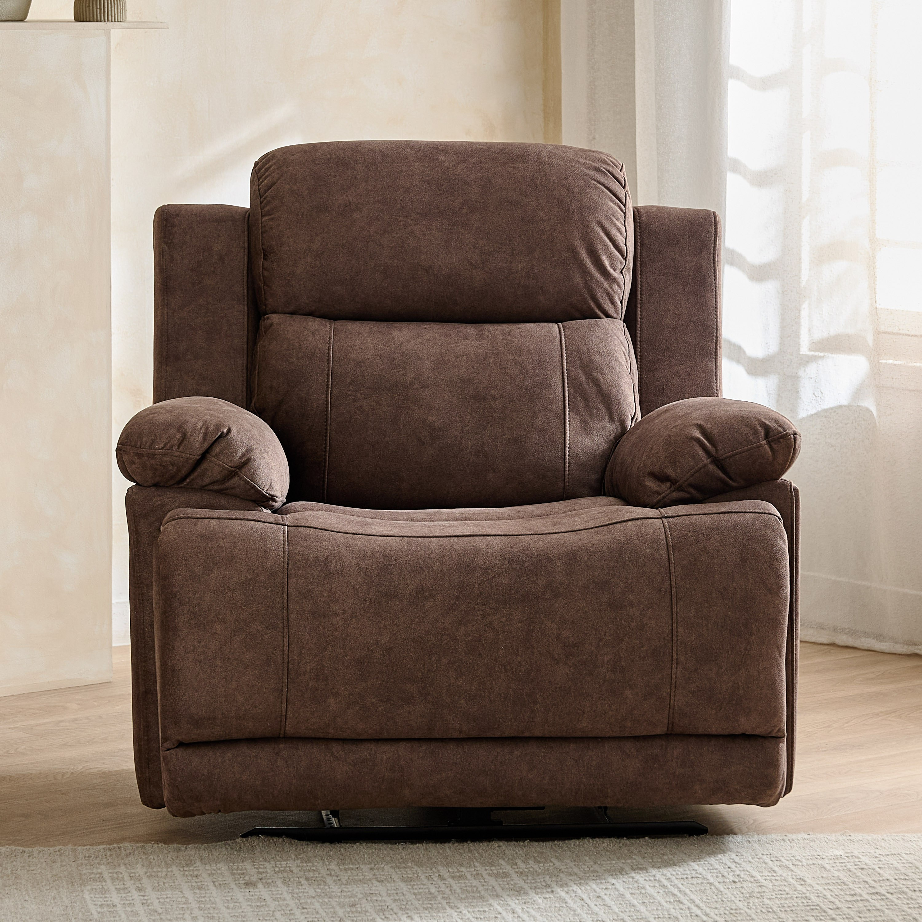 Reva Fabric Electric Power Armchair Recliner-hbxfurniture-sofasandarmchairs-reclinersofas-image-5