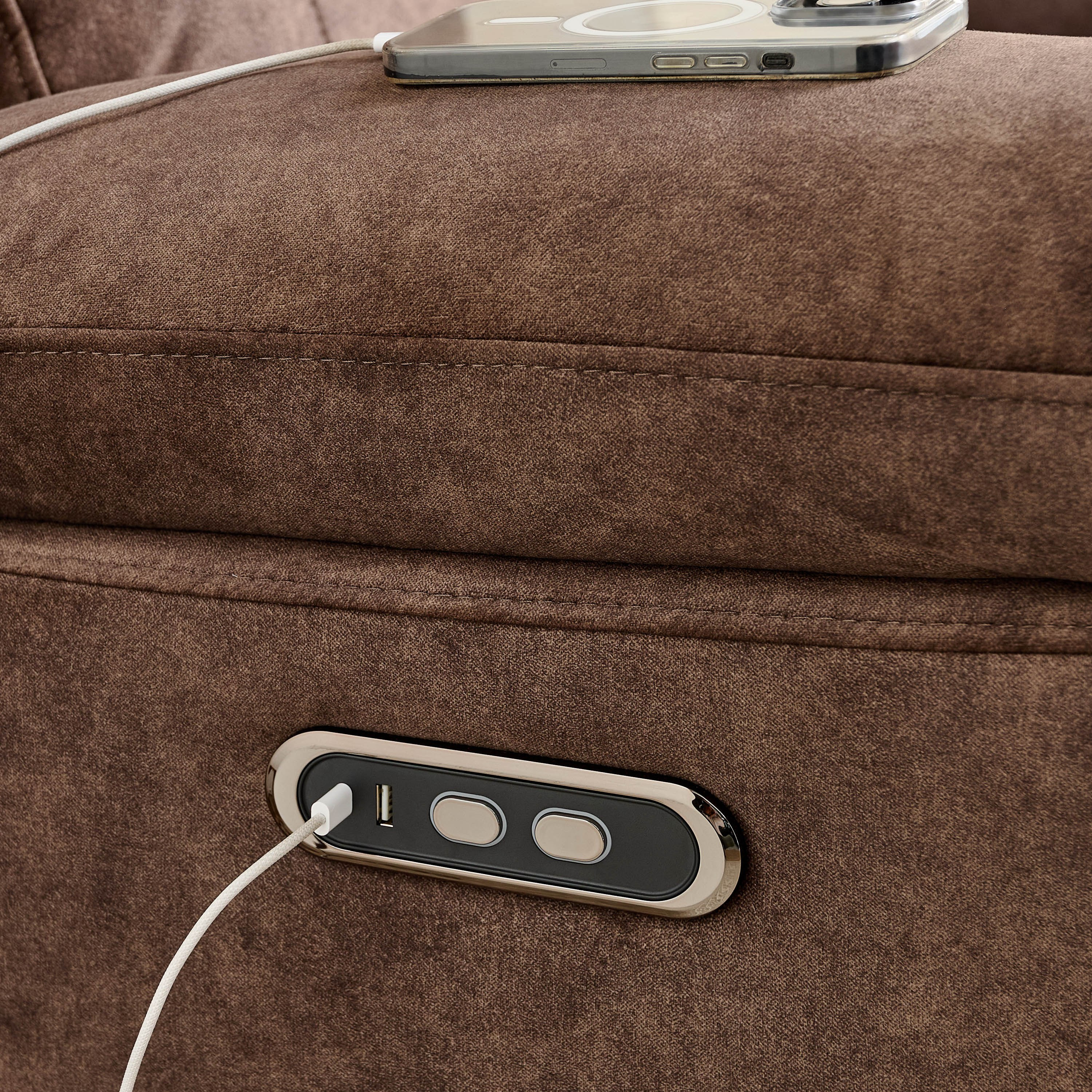 Reva Fabric Electric Power Armchair Recliner-hbxfurniture-sofasandarmchairs-reclinersofas-image-9