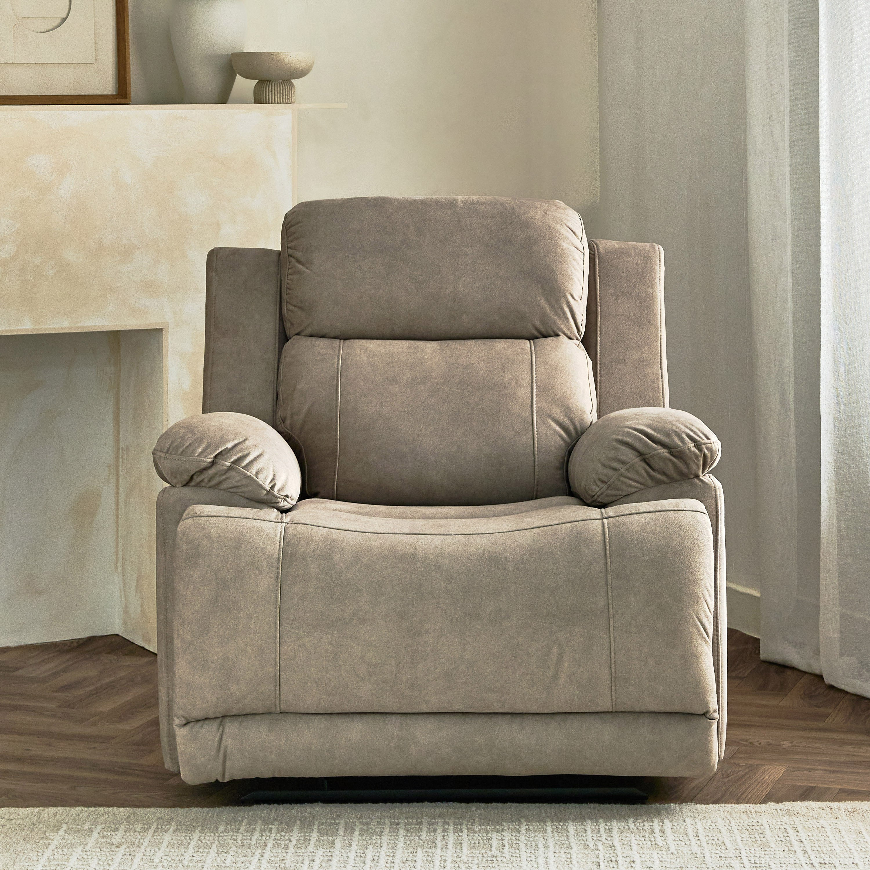 Reva Manual Fabric Armchair Recliner-hbxfurniture-sofasandarmchairs-reclinersofas-image-3