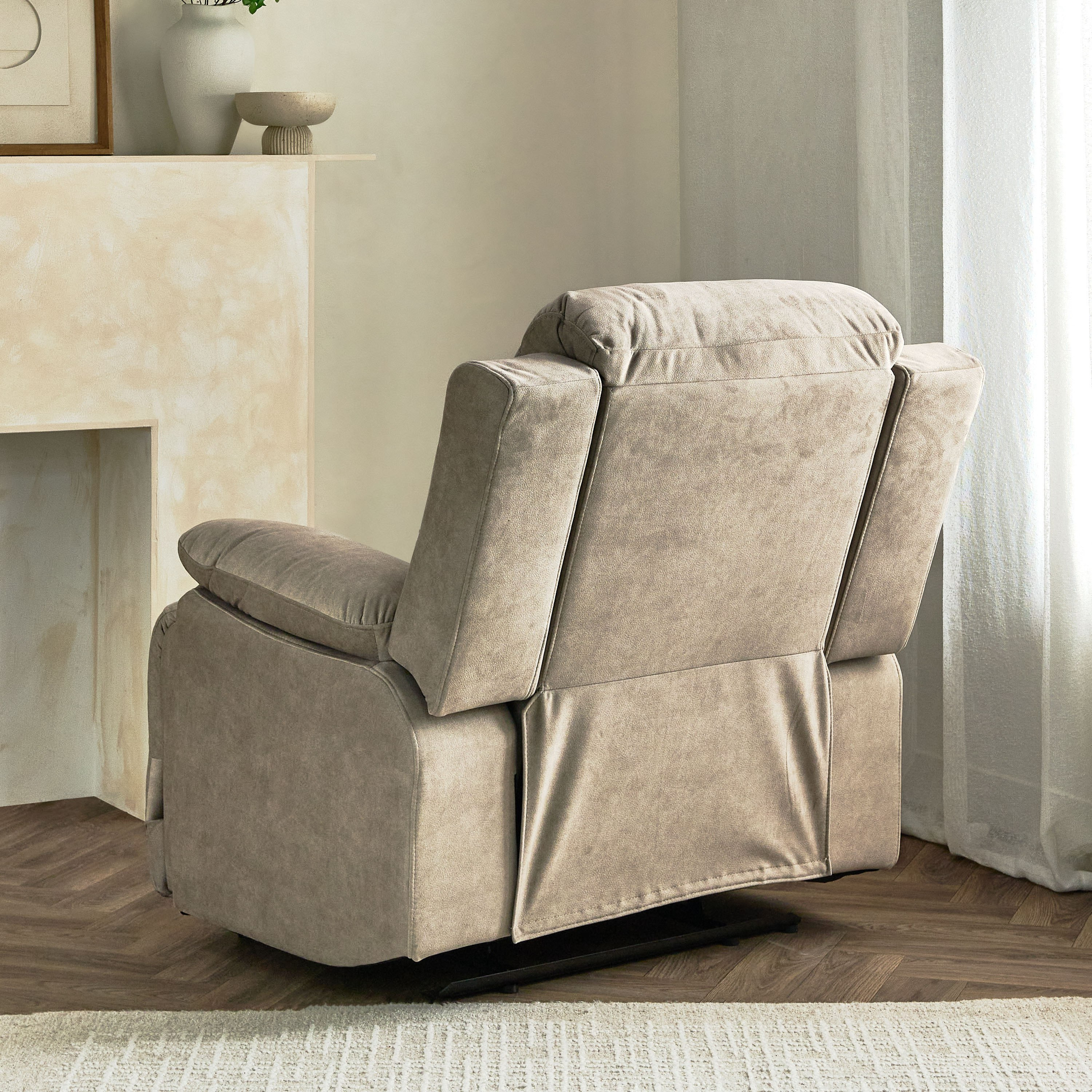 Reva Manual Fabric Armchair Recliner-hbxfurniture-sofasandarmchairs-reclinersofas-image-4