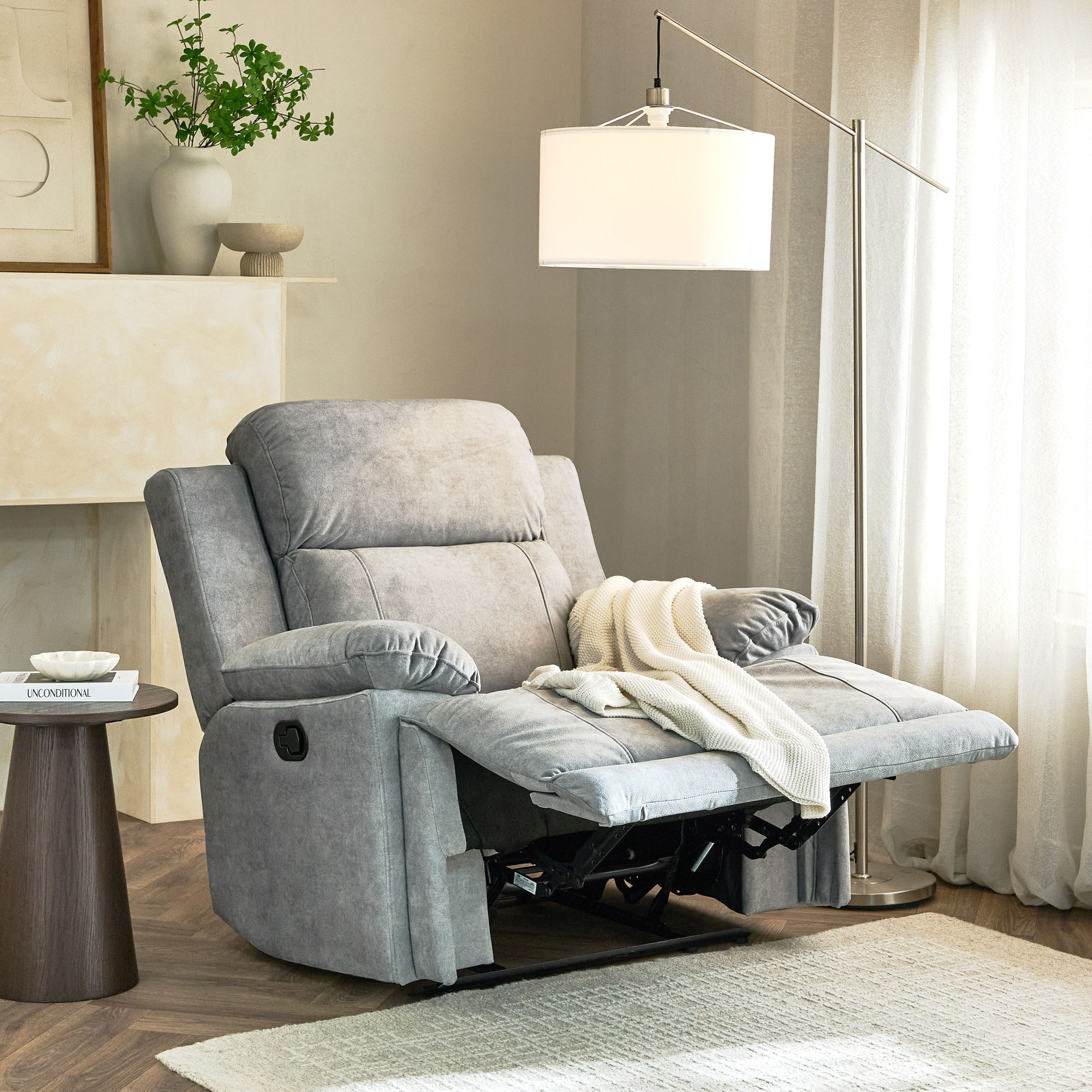 Reva Fabric Manual Armchair Recliner-hbxfurniture-sofasandarmchairs-reclinersofas-image-9