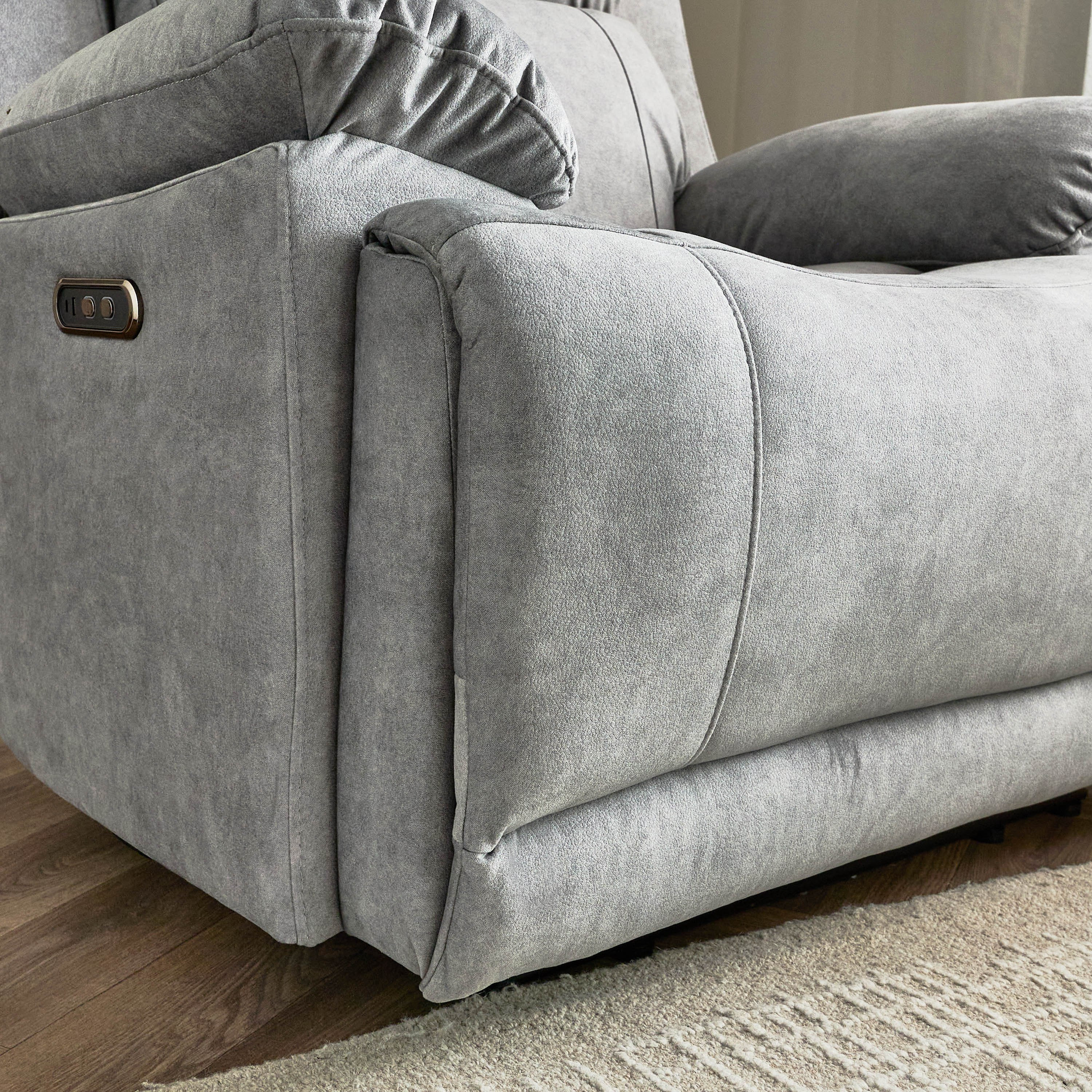 Reva Fabric Electric Power Recliner Armchair-hbxfurniture-sofasandarmchairs-reclinersofas-image-10