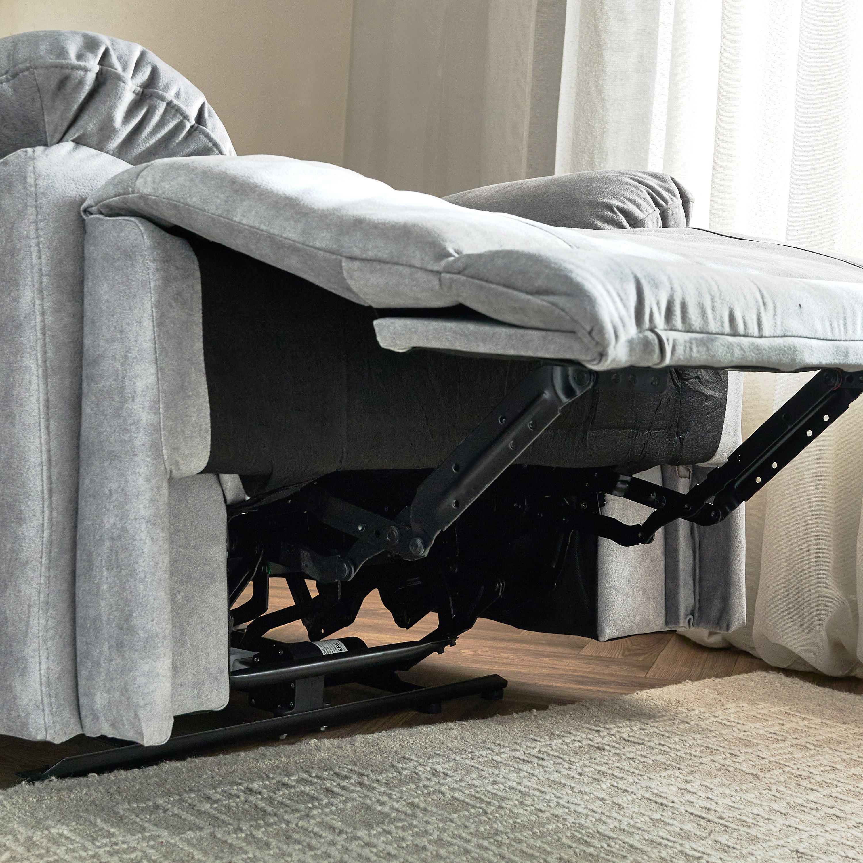 Reva Fabric Electric Power Recliner Armchair-hbxfurniture-sofasandarmchairs-reclinersofas-image-11
