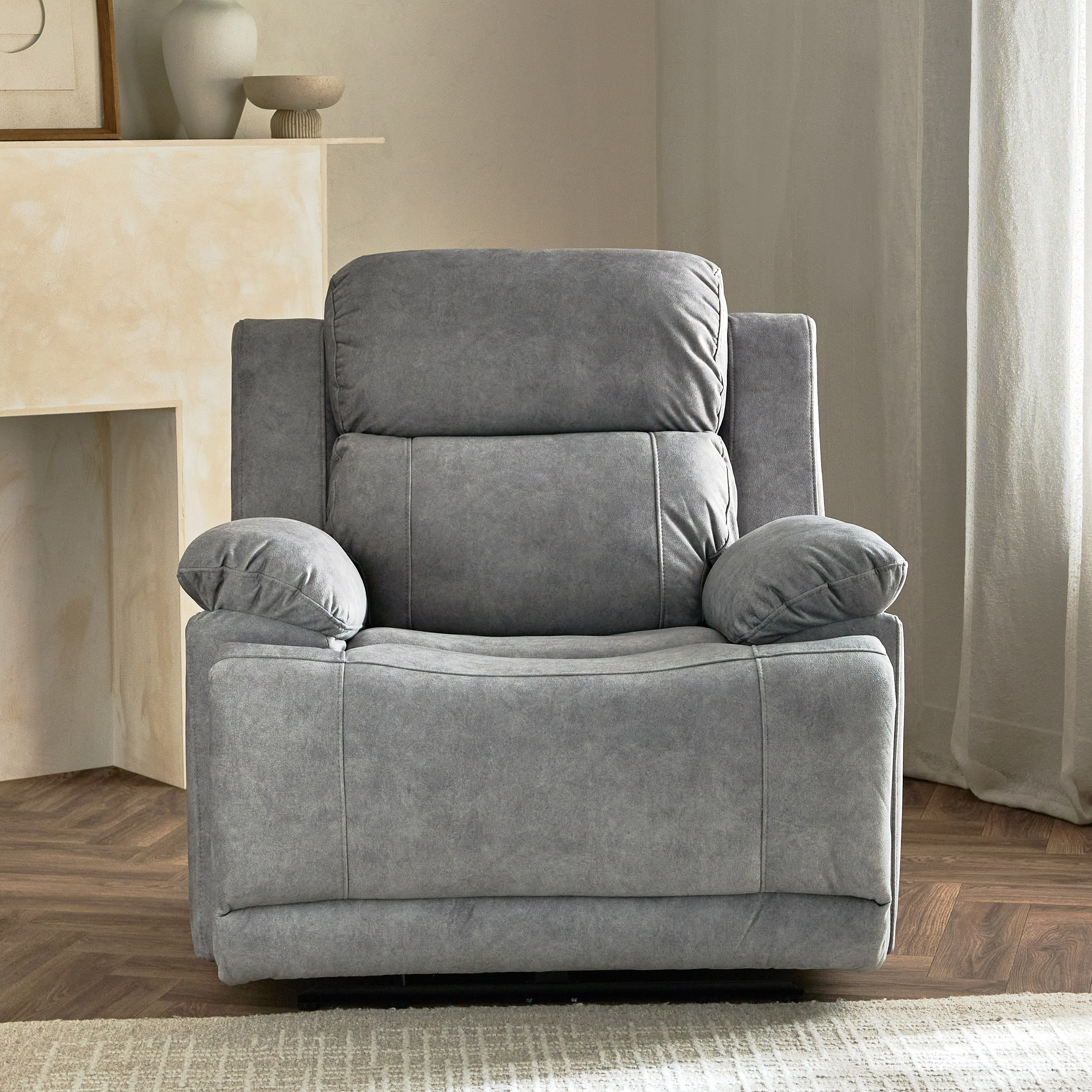 Reva Fabric Electric Power Recliner Armchair-hbxfurniture-sofasandarmchairs-reclinersofas-image-5