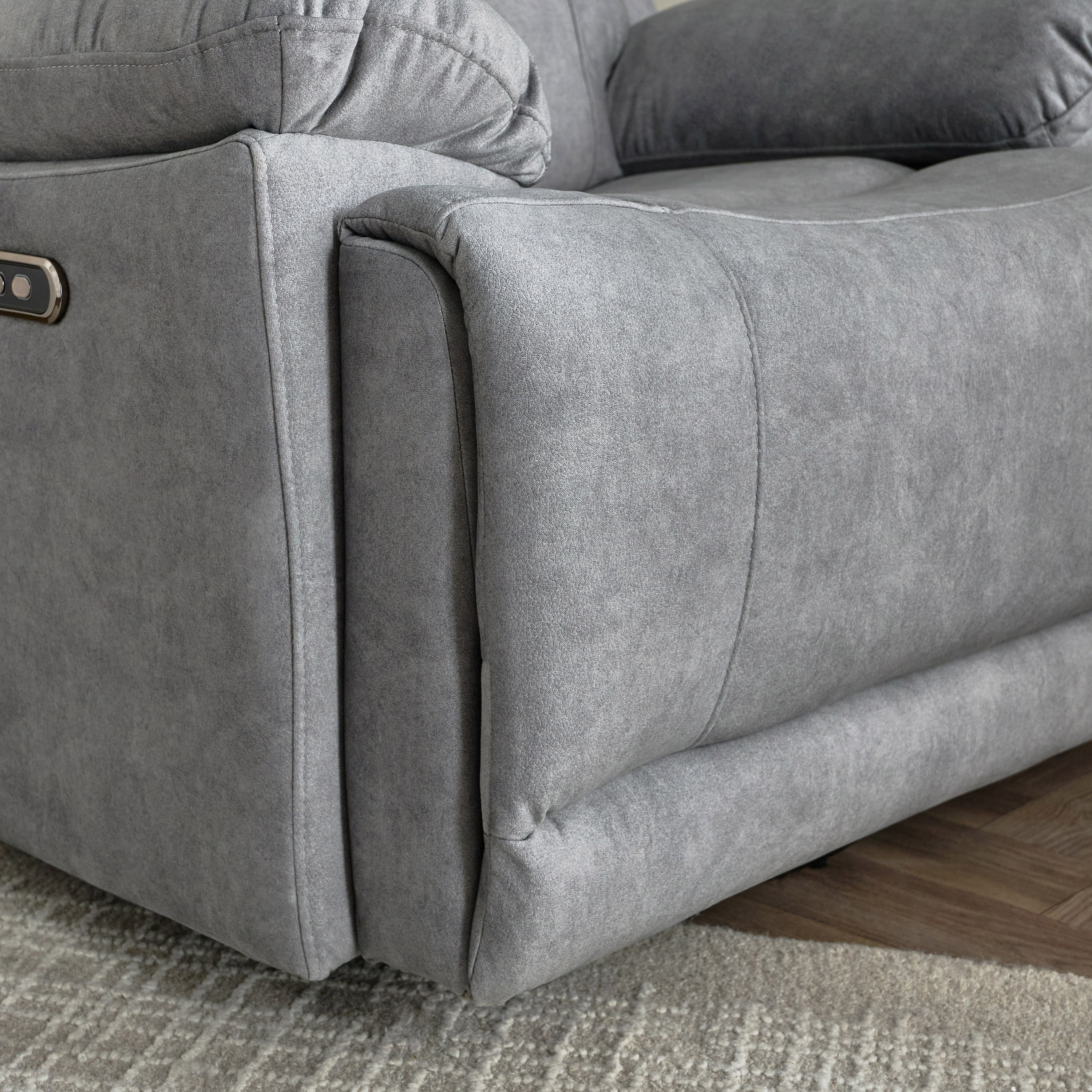 Reva Fabric Dual Electric Power Armchair Recliner with Swivel and Glider-hbxfurniture-sofasandarmchairs-reclinersofas-image-10