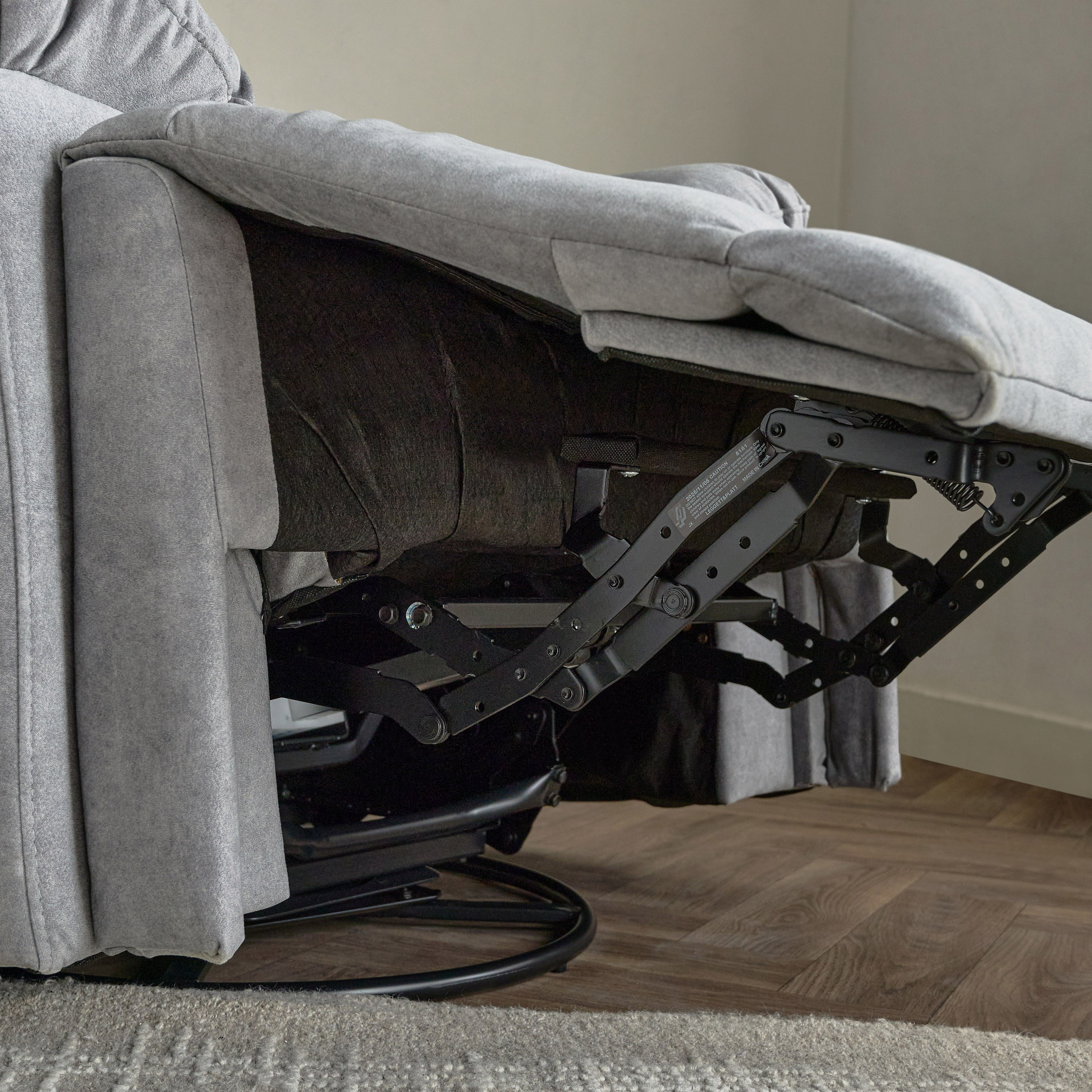 Reva Fabric Dual Electric Power Armchair Recliner with Swivel and Glider-hbxfurniture-sofasandarmchairs-reclinersofas-image-11